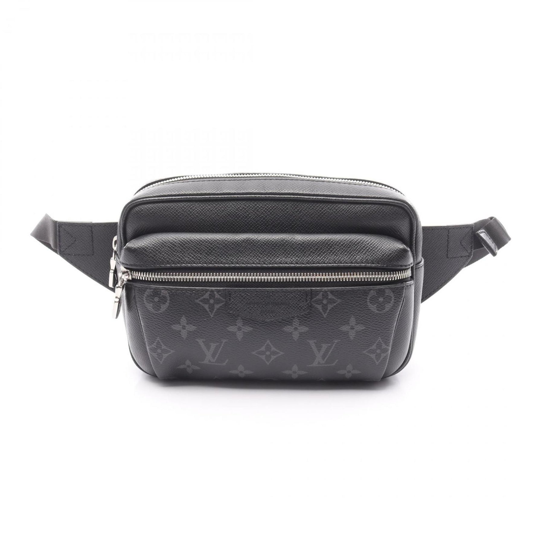 Louis Vuitton Taiga Rama Bum Bag, Outdoor Waist Body Coated Canvas and Leather, Black