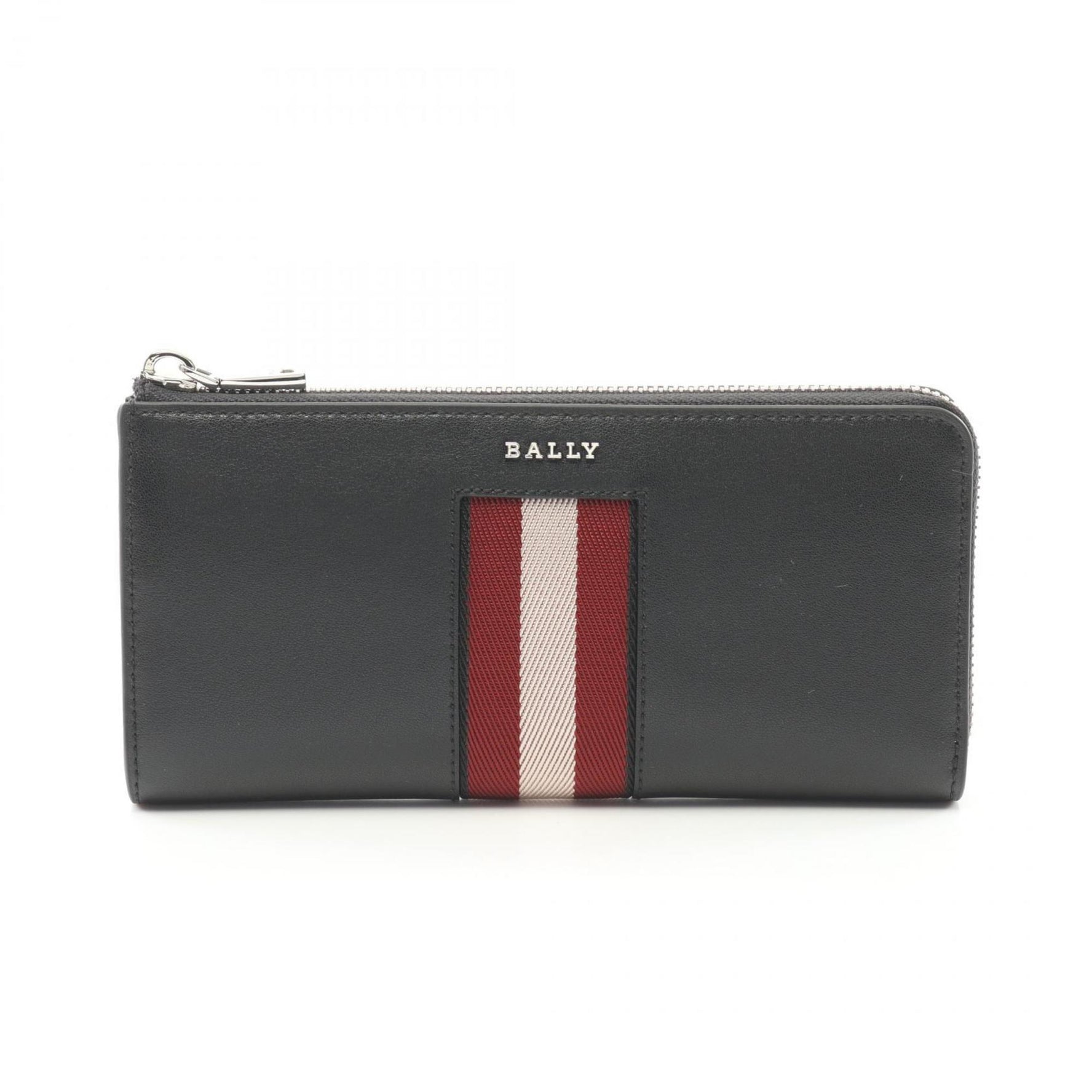 BALLY Round Long Wallet Leather