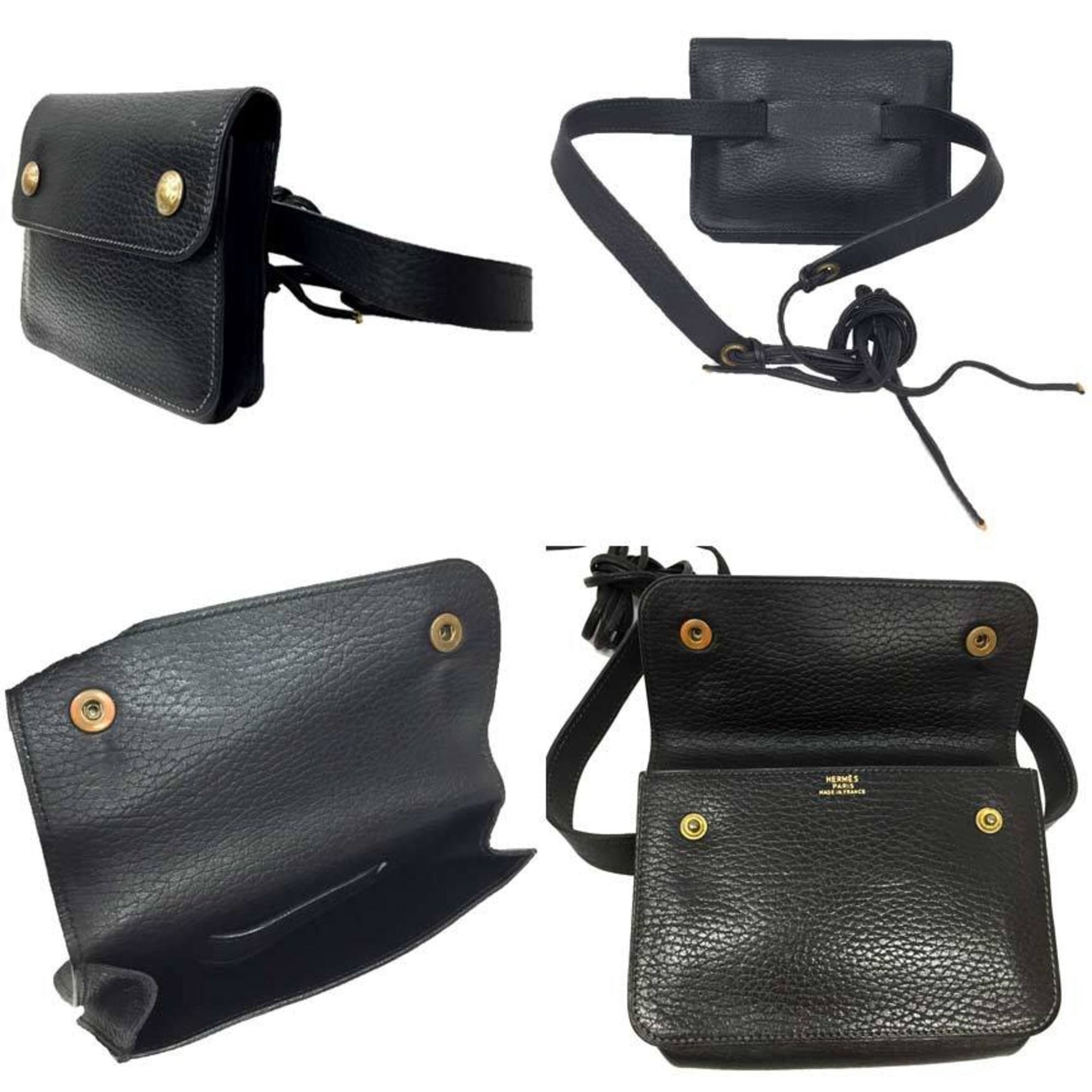 Hermes Hermès Green Pochette Waist Pouch in Serie