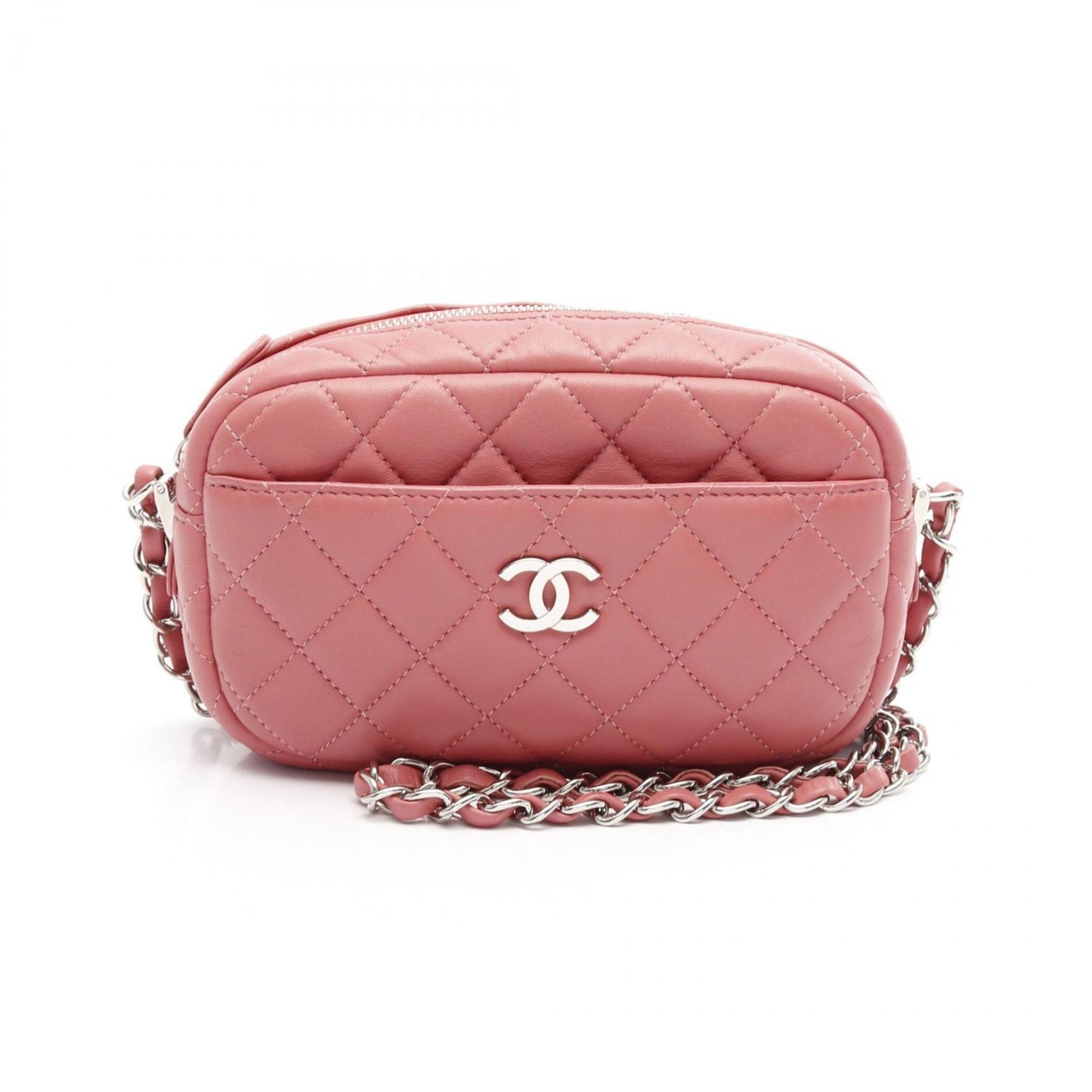 CHANEL Matelasse Shoulder Bag Lambskin (Sheepskin)