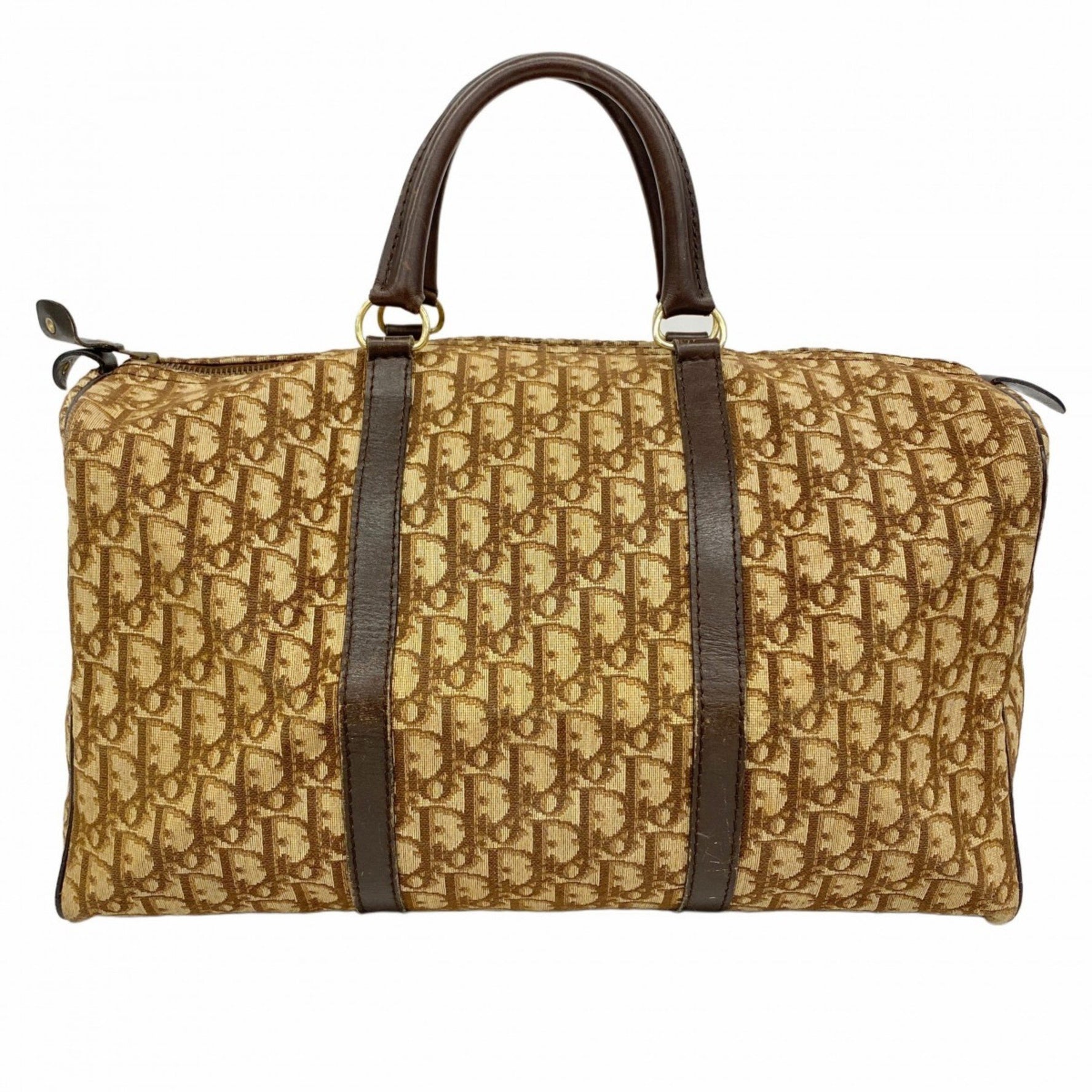 Christian Dior Trotter Canvas Boston Bag, Men's and