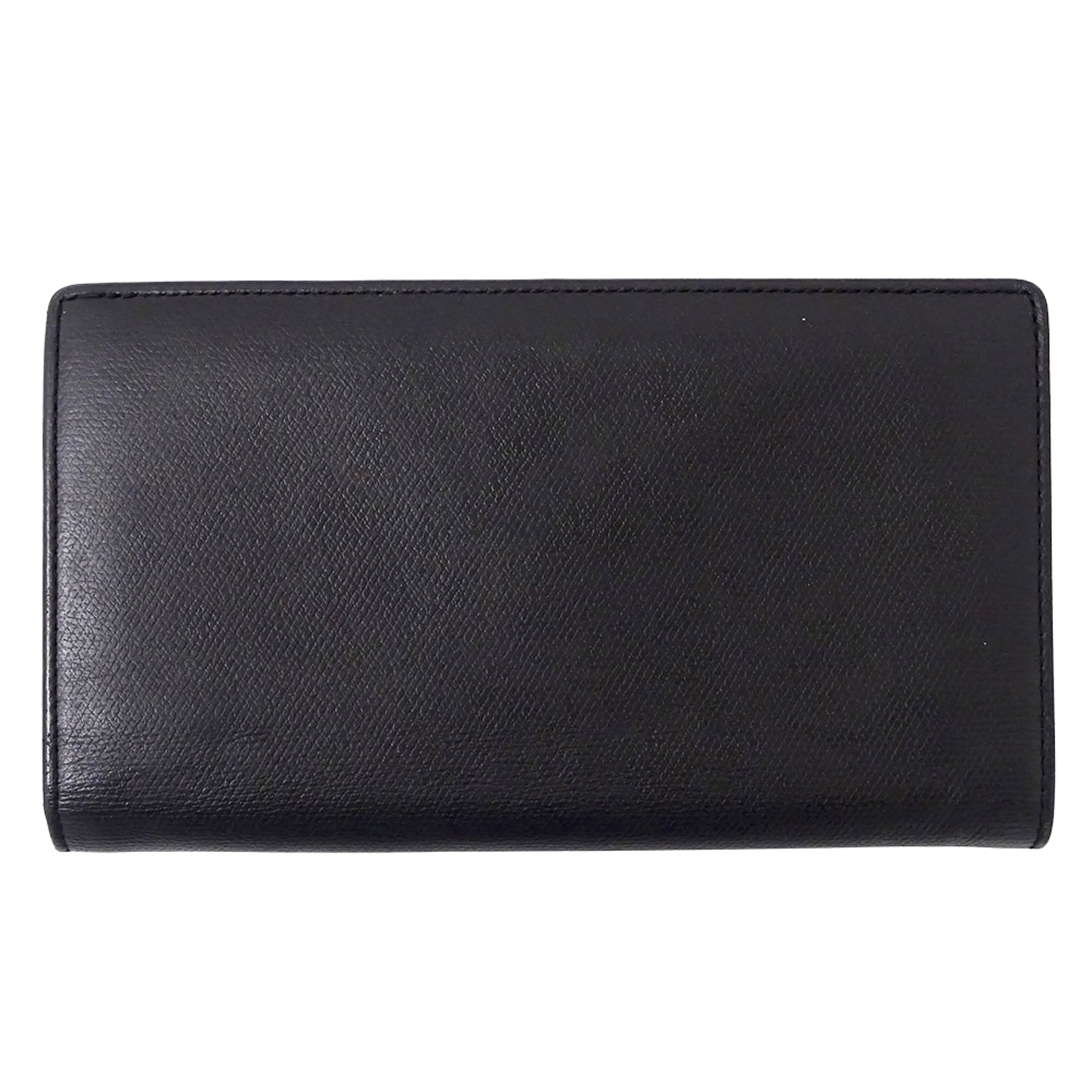 Chanel Coco Button Long Wallet in Leather with Gold Hardware, Bifold