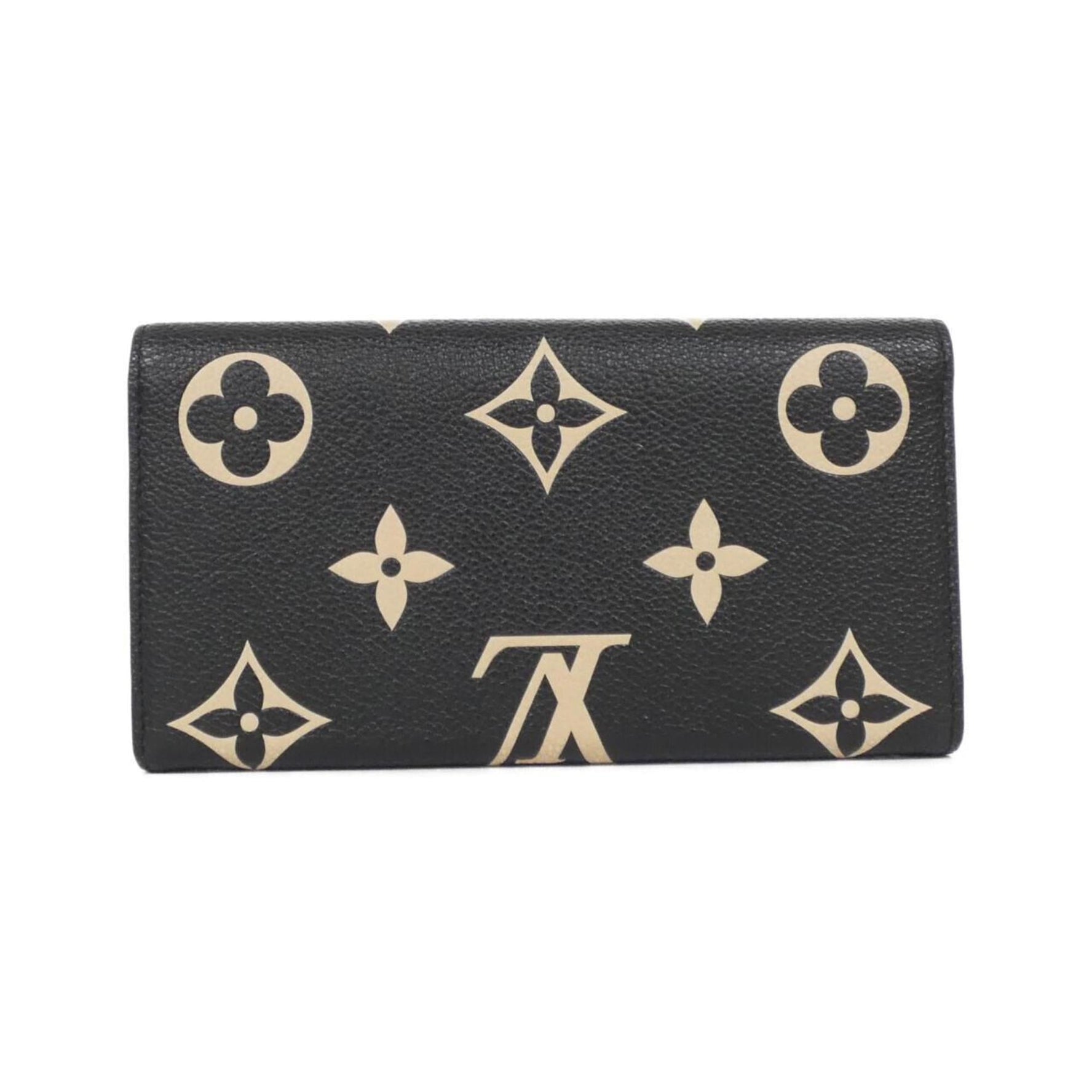 Louis Vuitton Two-Tone Monogram Empreinte Portefeuille Sarah Wallet
