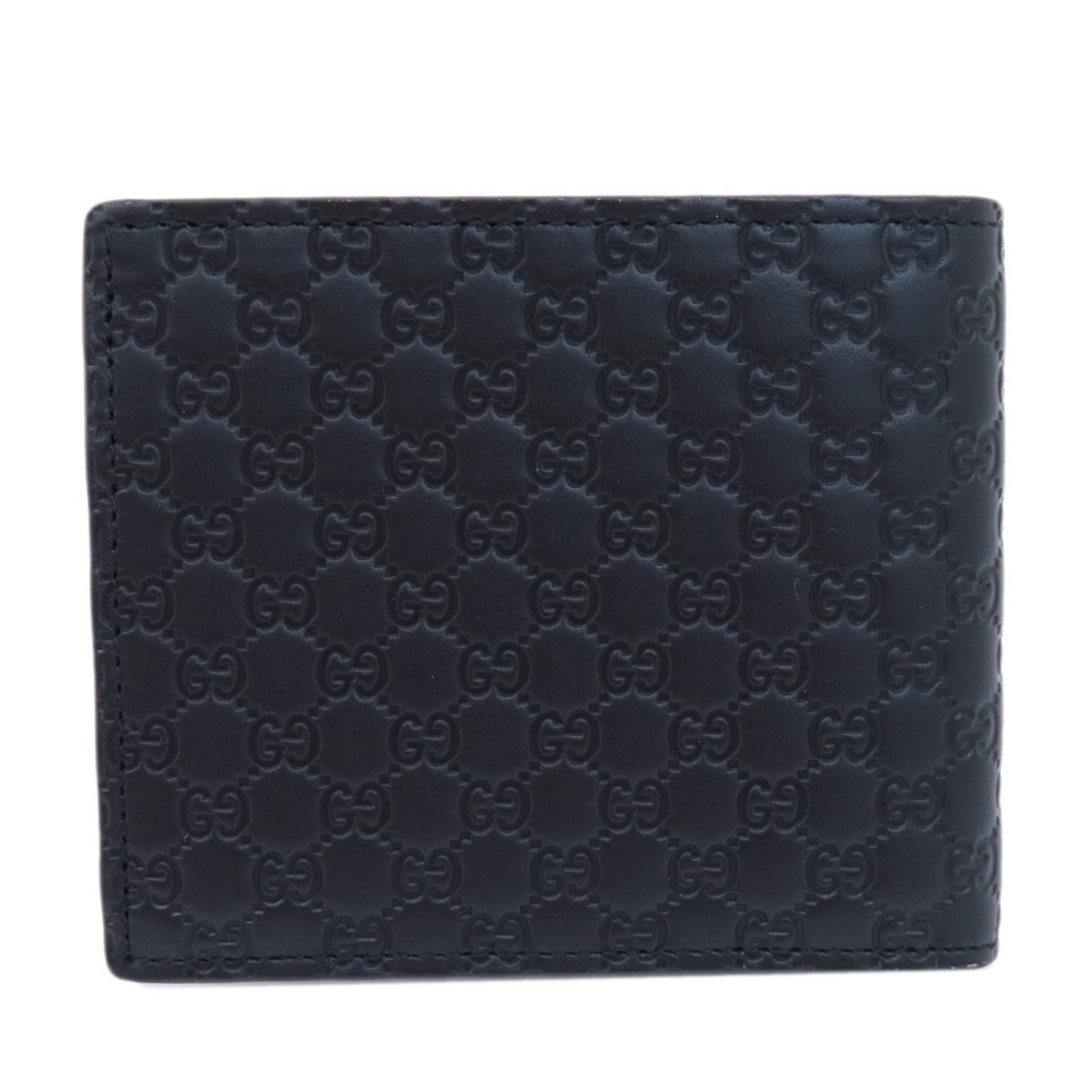 Gucci Micro Guccissima Outlet Bi-fold Wallet Leather