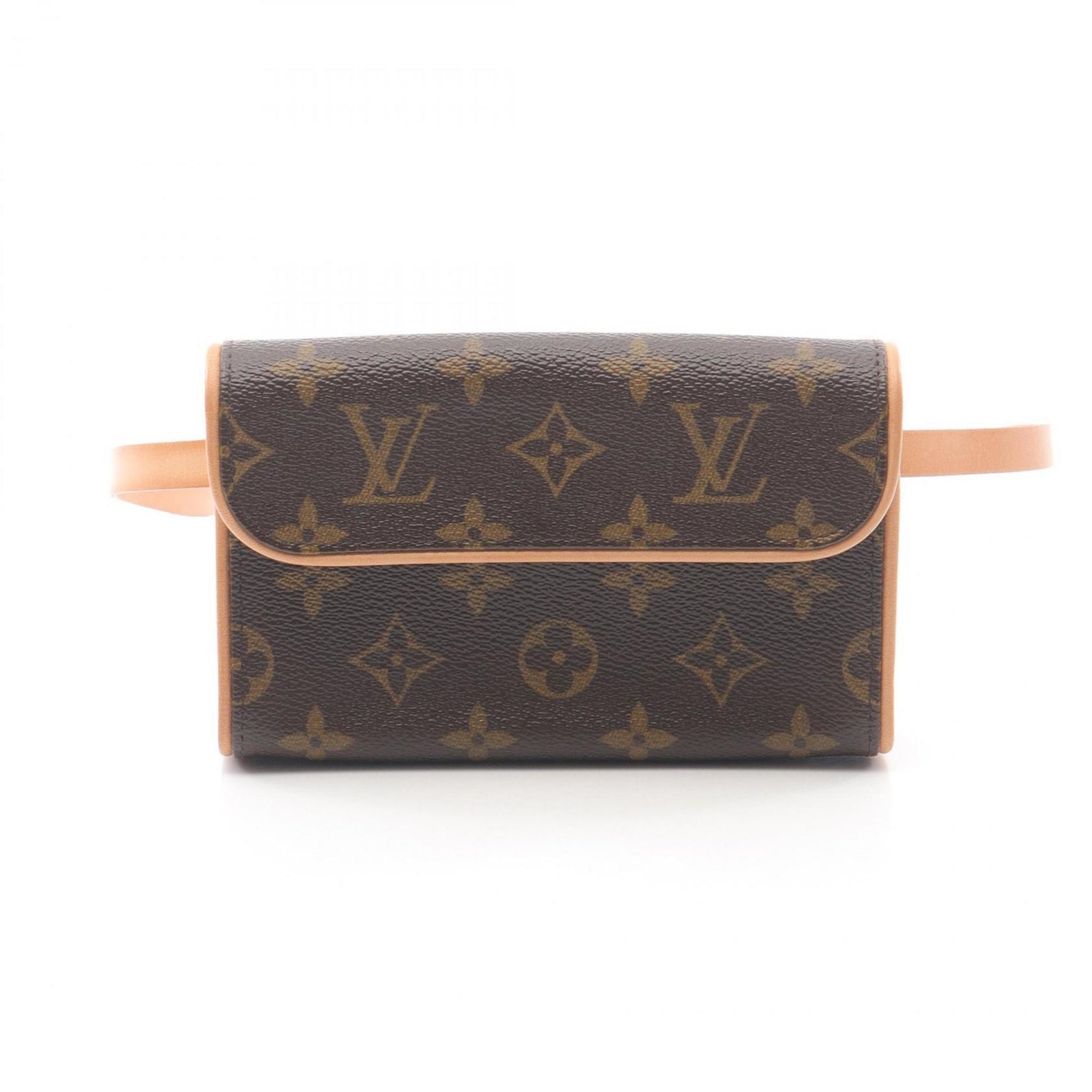 Louis Vuitton Florentine Pochette Waist Bag/Body Bag in Coated Canvas and Leather with Monogram Design