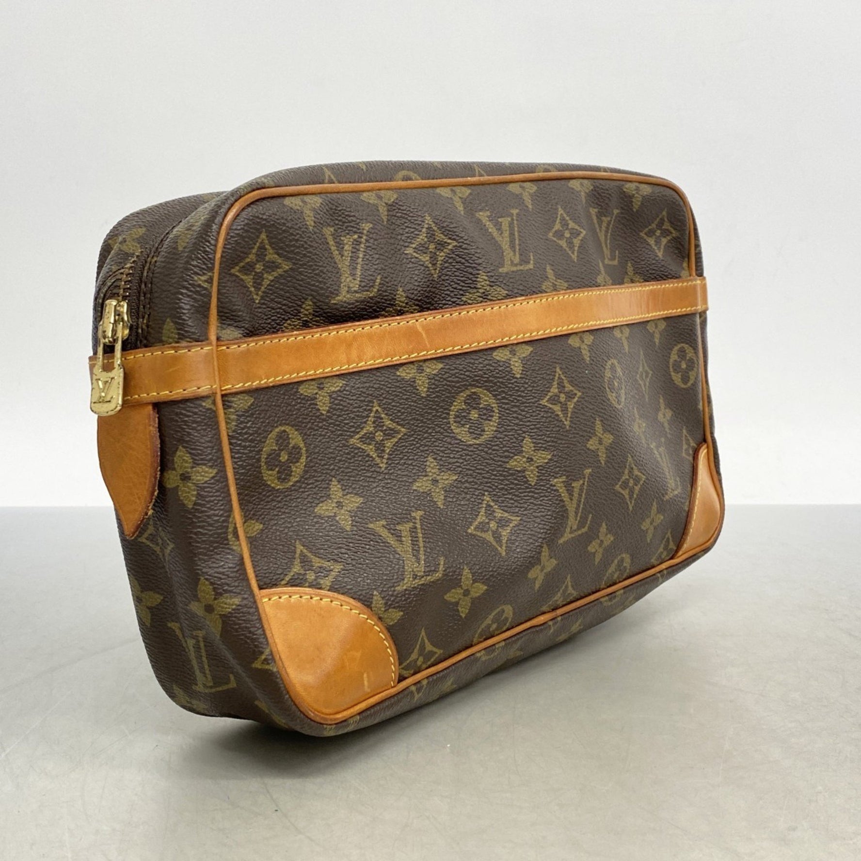 Louis Vuitton Monogram Compiègne 28 Clutch Bag Men's/Women's