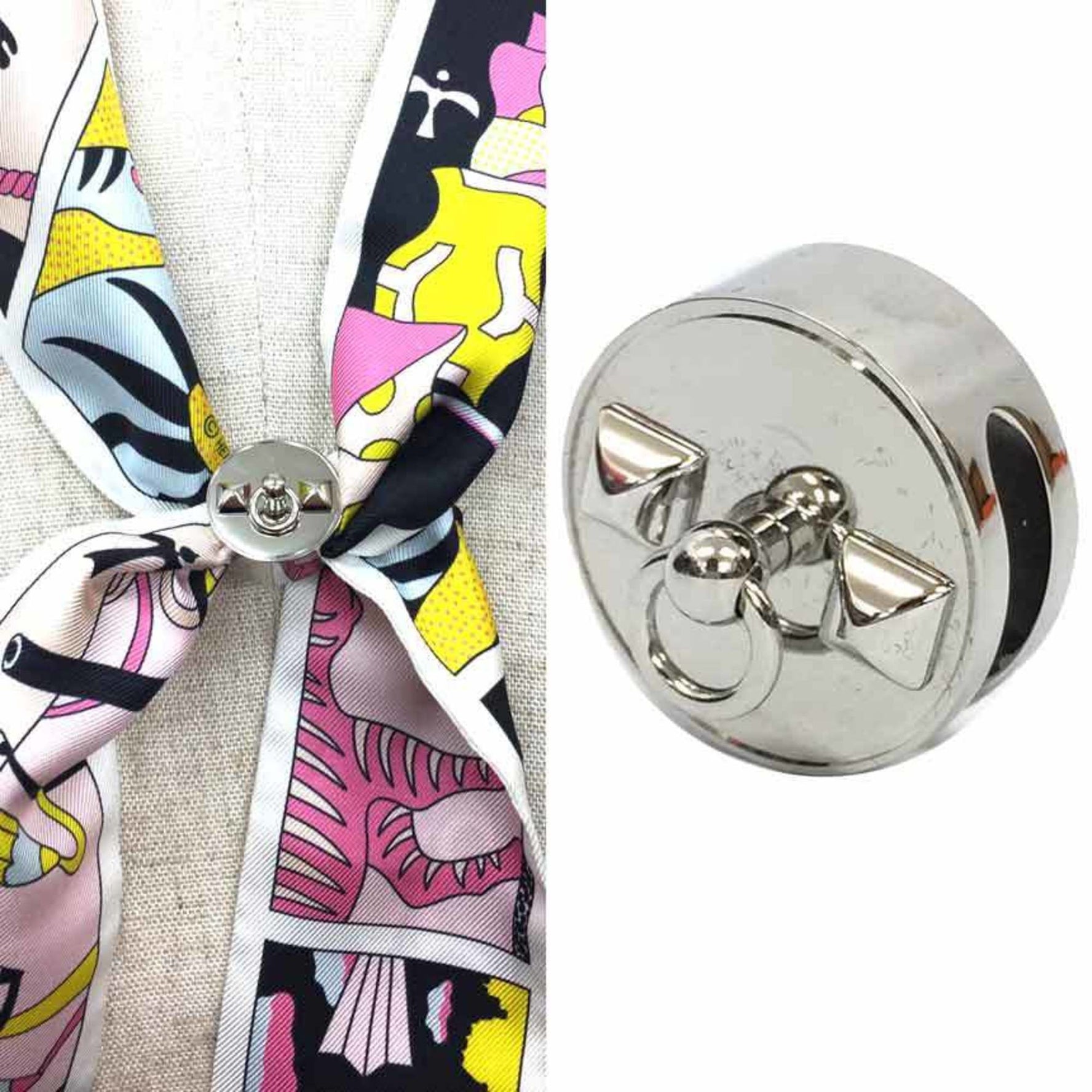 Hermes Twilly Collier de Chien Scarf Ring Color