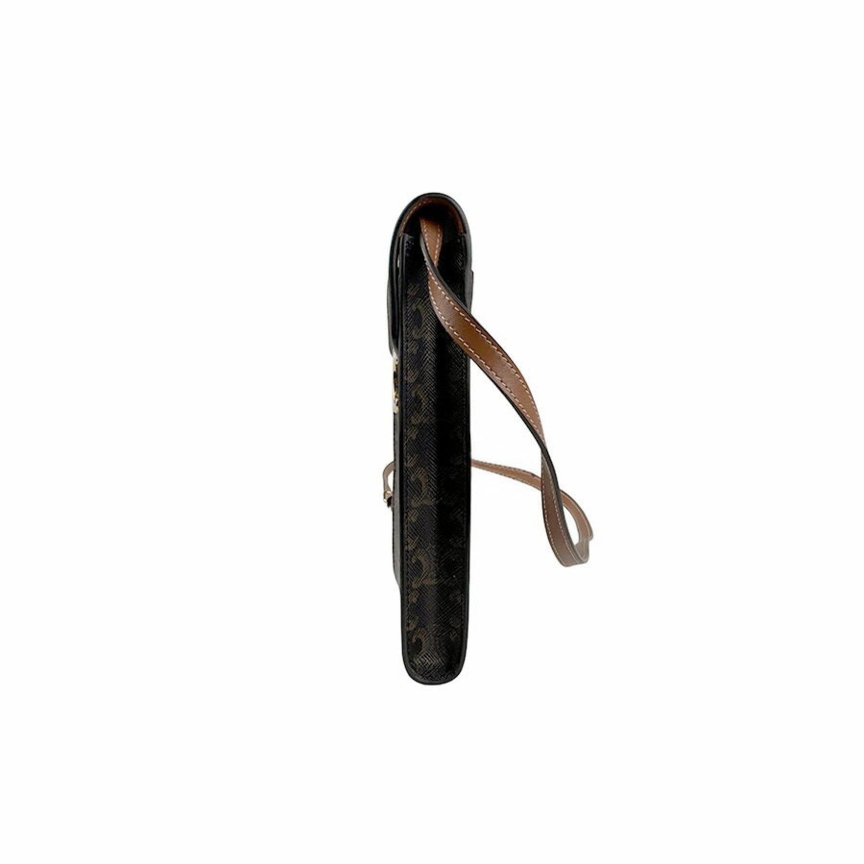 CELINE Shoulder Bag Pouch Smartphone Triomphe Coated Canvas Men's