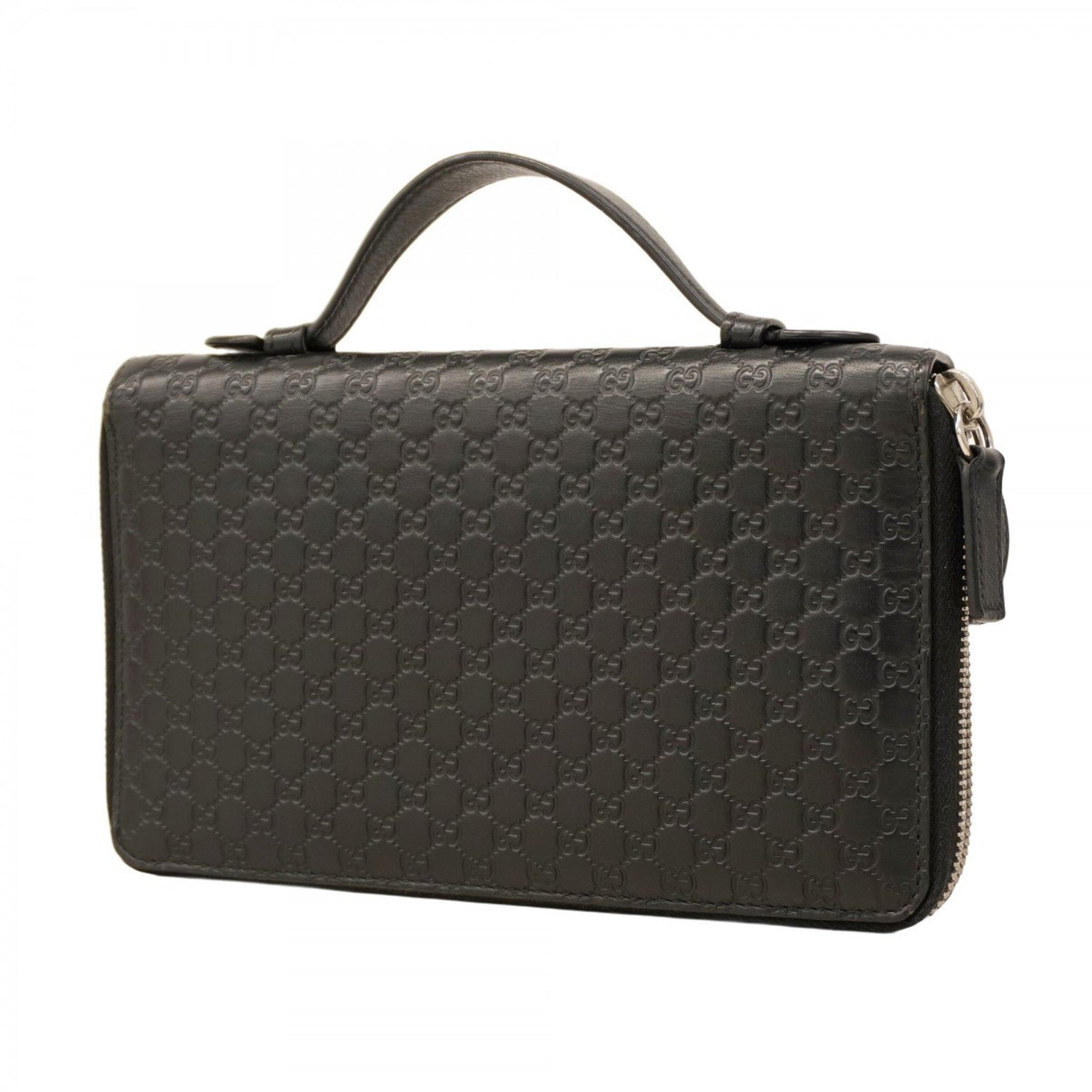 Gucci Micro Guccissima Long Wallet Leather Men's