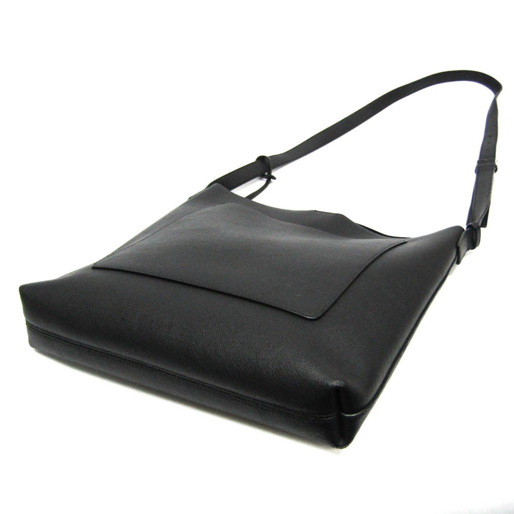 Saint Laurent Bold Leather Shoulder Bag