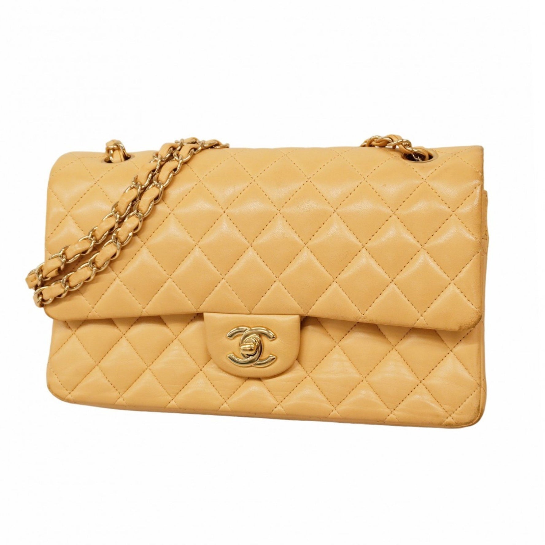 Chanel Matelasse Shoulder Bag with Double Flap and Chain, Lambskin