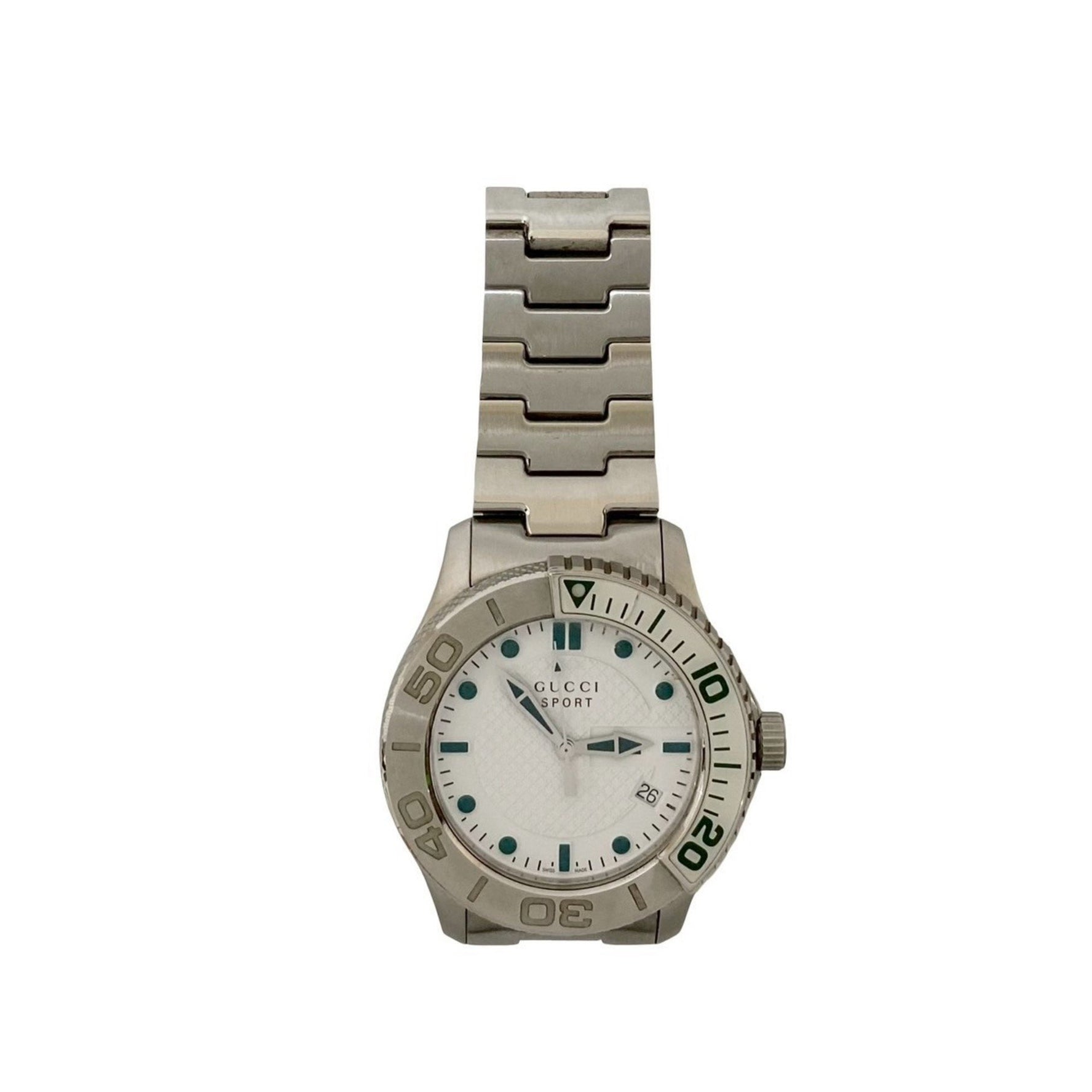 GUCCI G-Timeless Sport Quartz Automatic Stainless Steel Watch, Silver