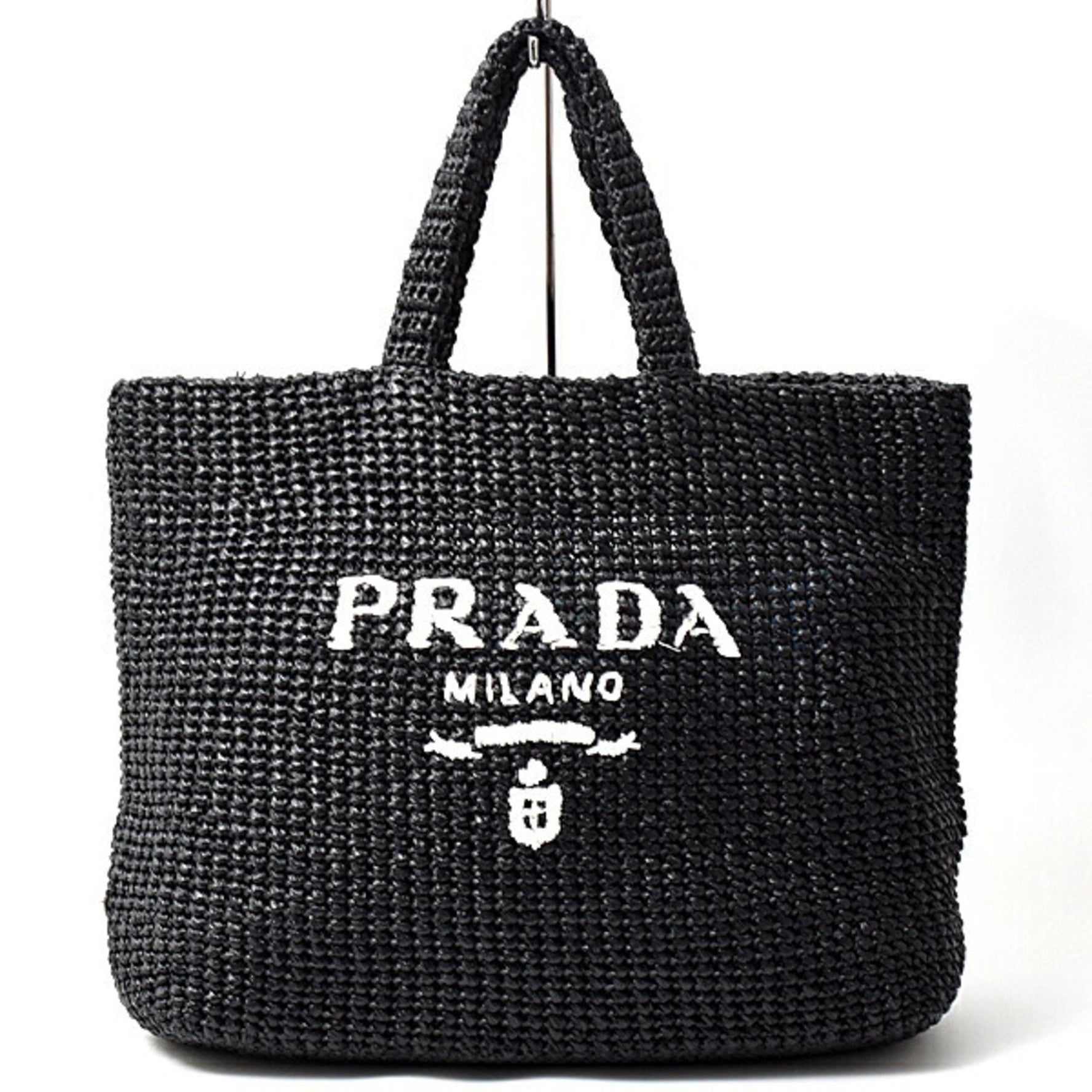 Prada and Men's Crochet Tote Bag Viscose