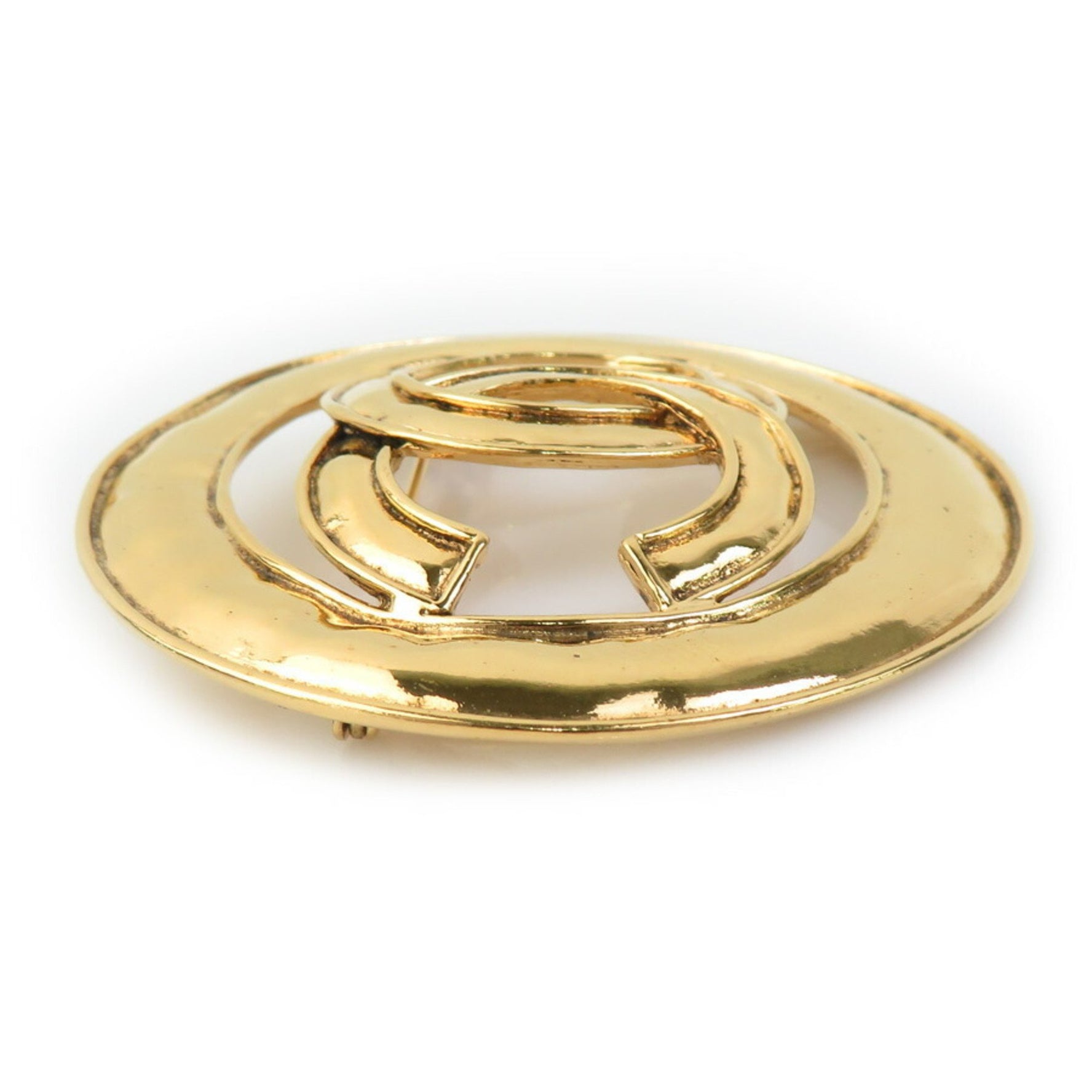 CHANEL Coco Mark Metal Brooch