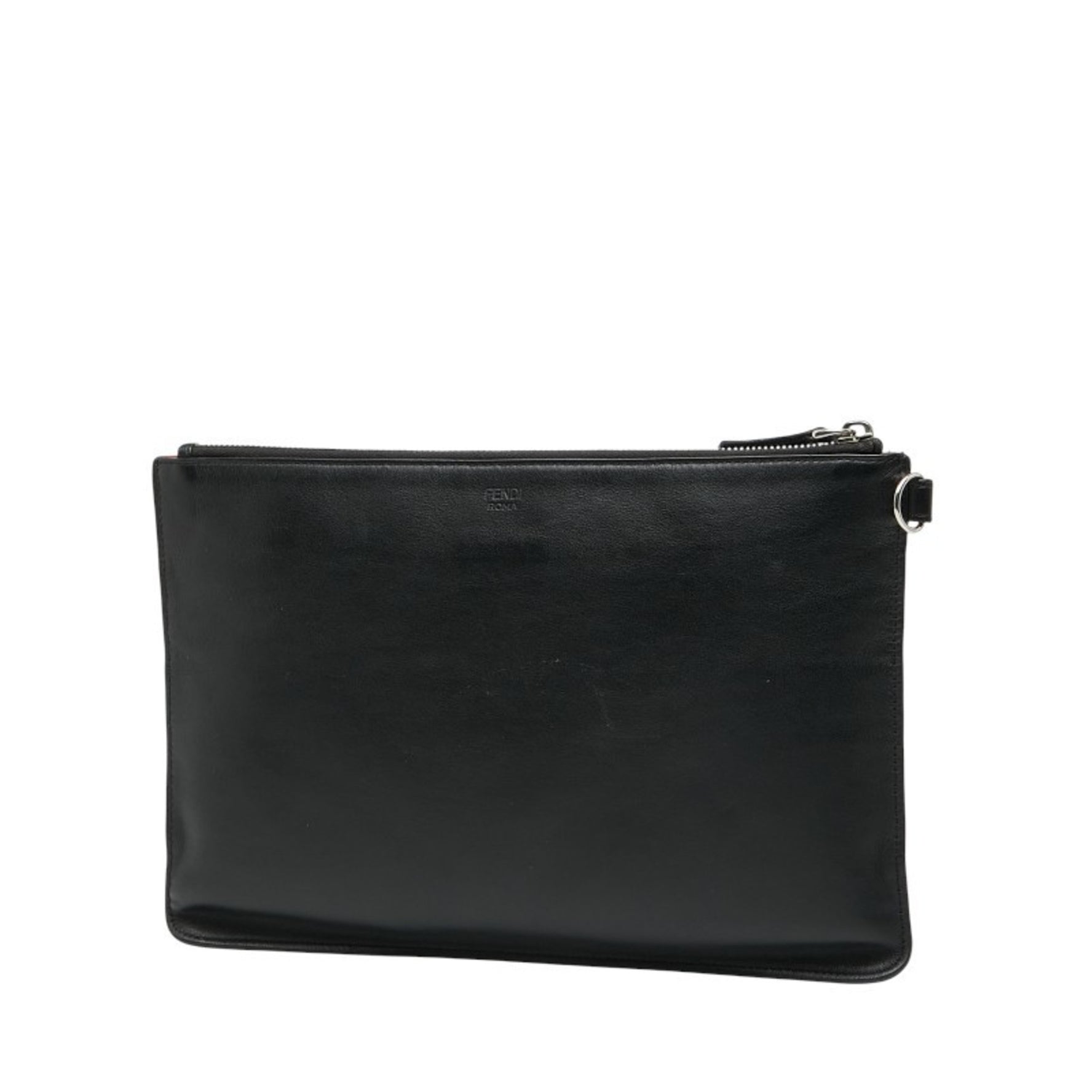 Fendi Monster Bugs Eye Clutch Bag/Second Bag/Pouch Leather