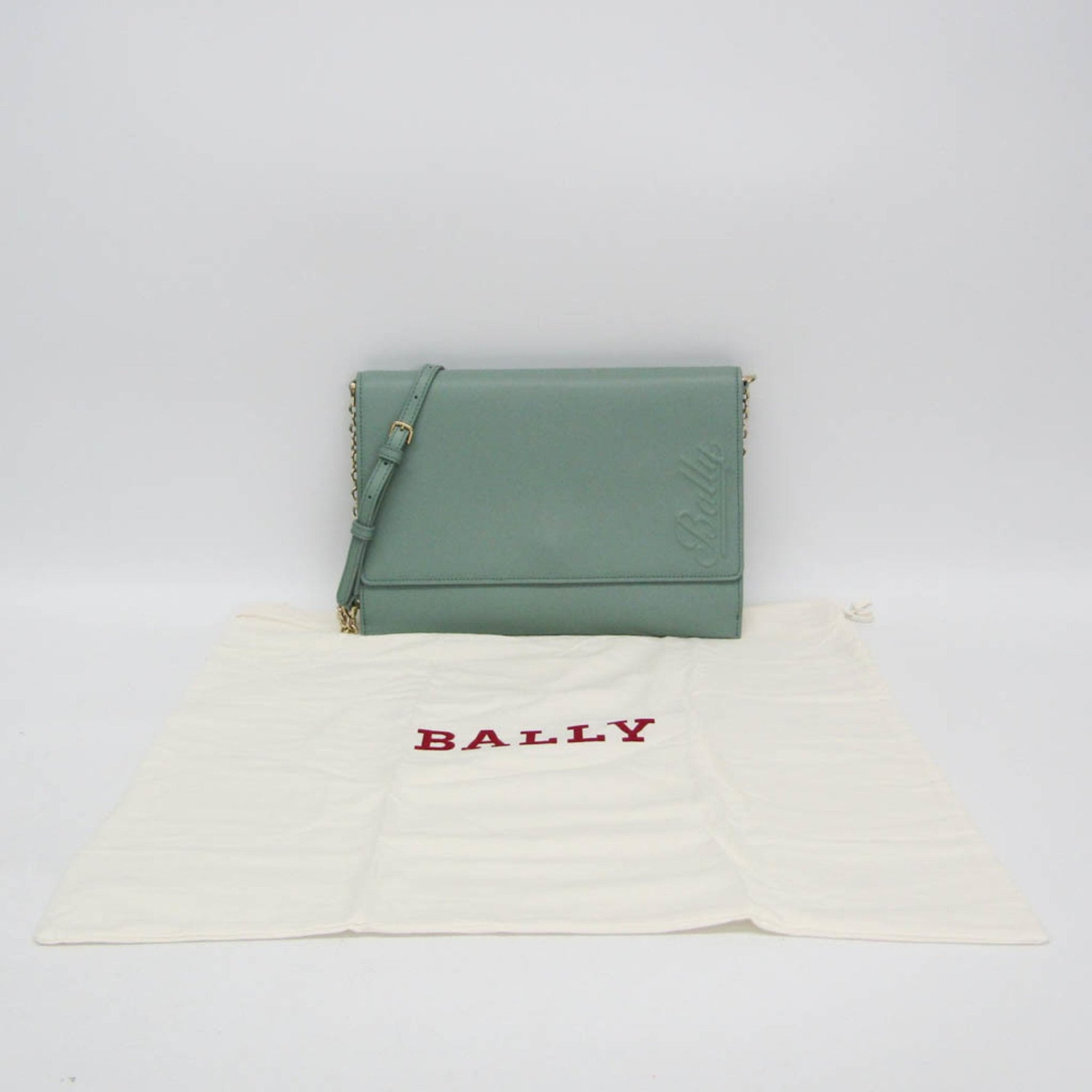 Bally LEANN.O Chain Shoulder Bag Leather Shoulder Bag