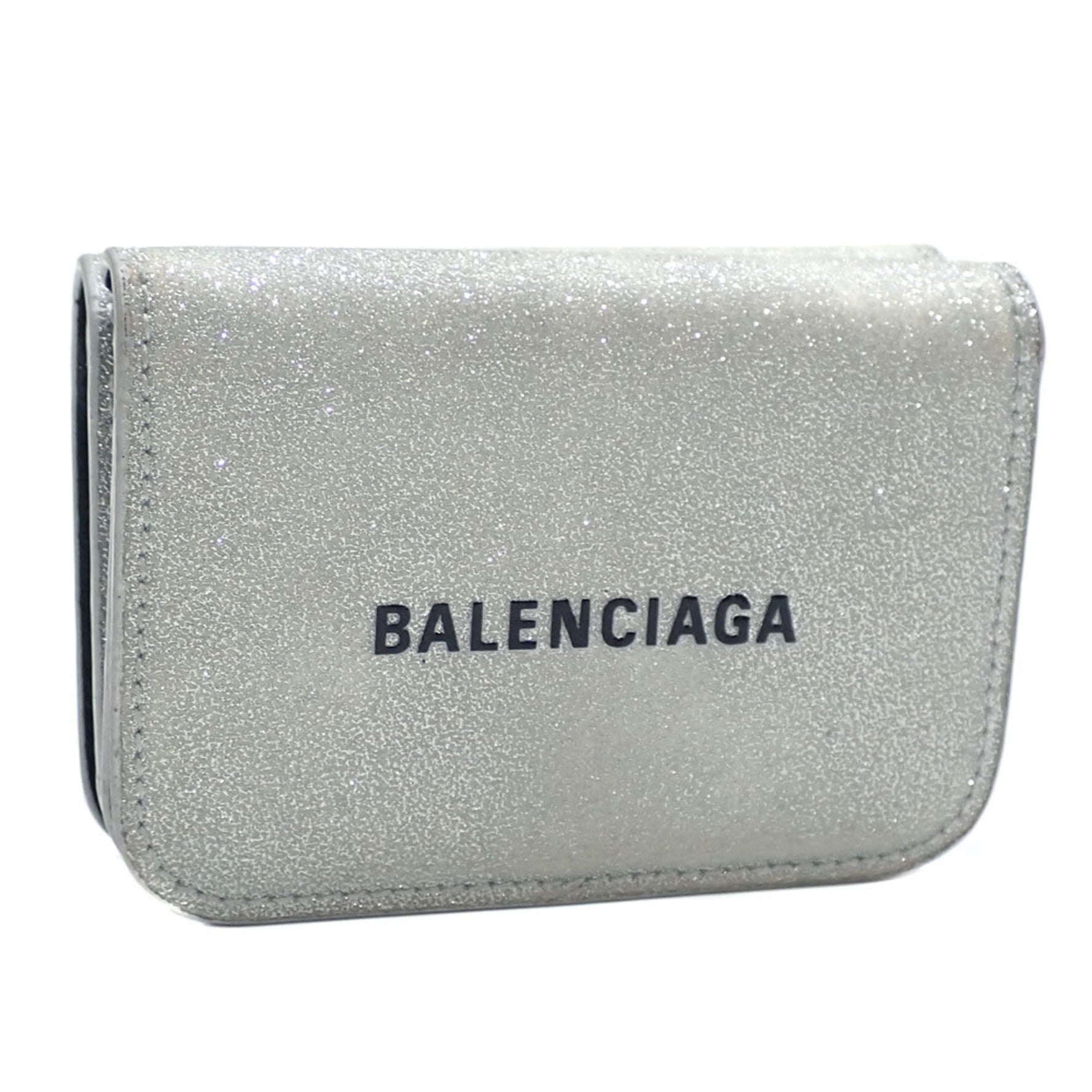 Balenciaga Polyurethane Tri-fold Wallet Mini