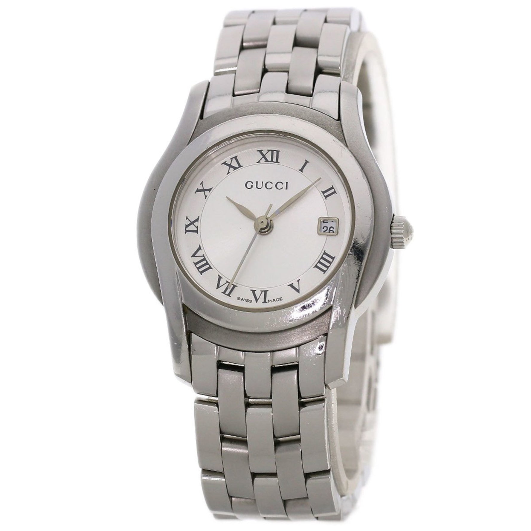 Gucci Watch Stainless Steel SS Ladies