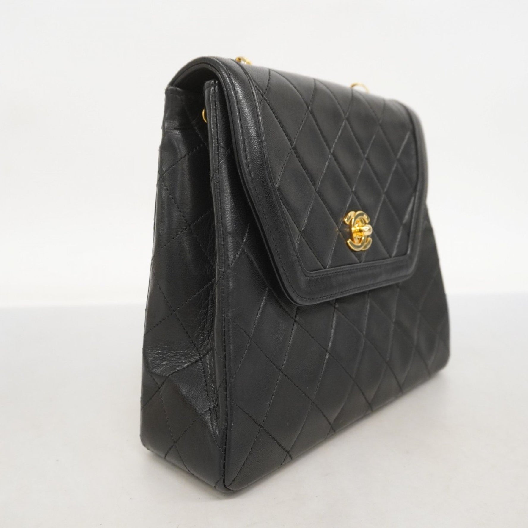 Chanel Matelasse Shoulder Bag with Chain Bag, Lambskin