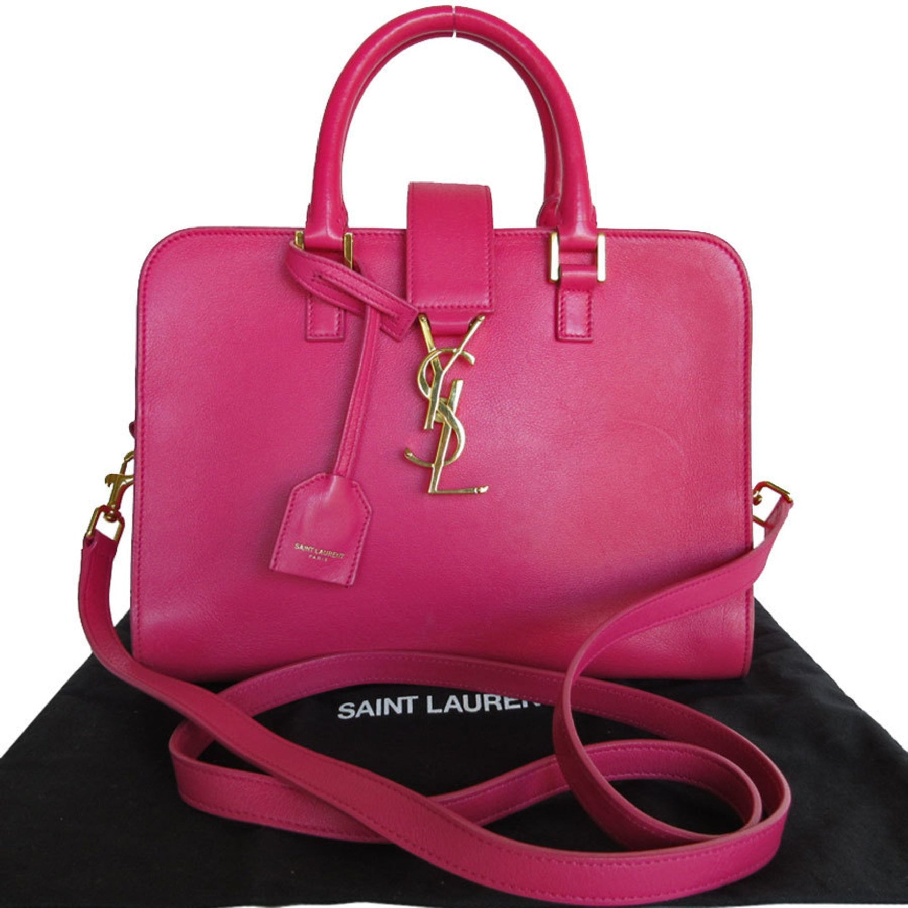 Saint Laurent Handbag Shoulder Bag Baby Cabas Leather