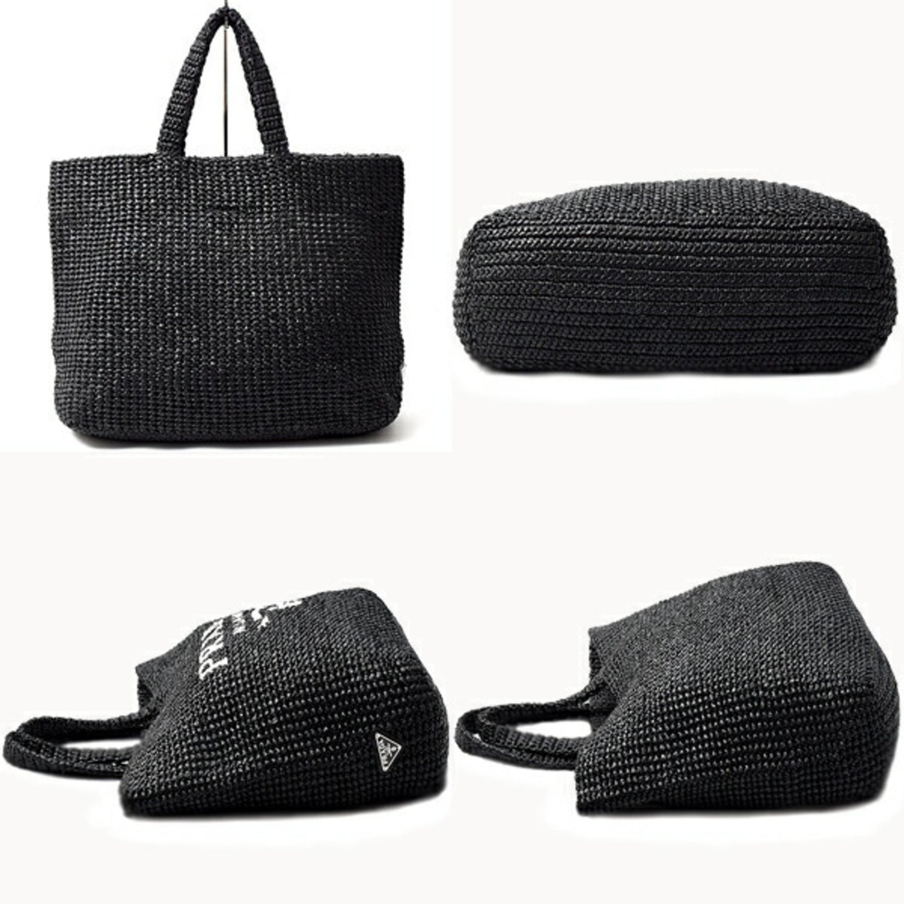 Prada and Men's Crochet Tote Bag Viscose