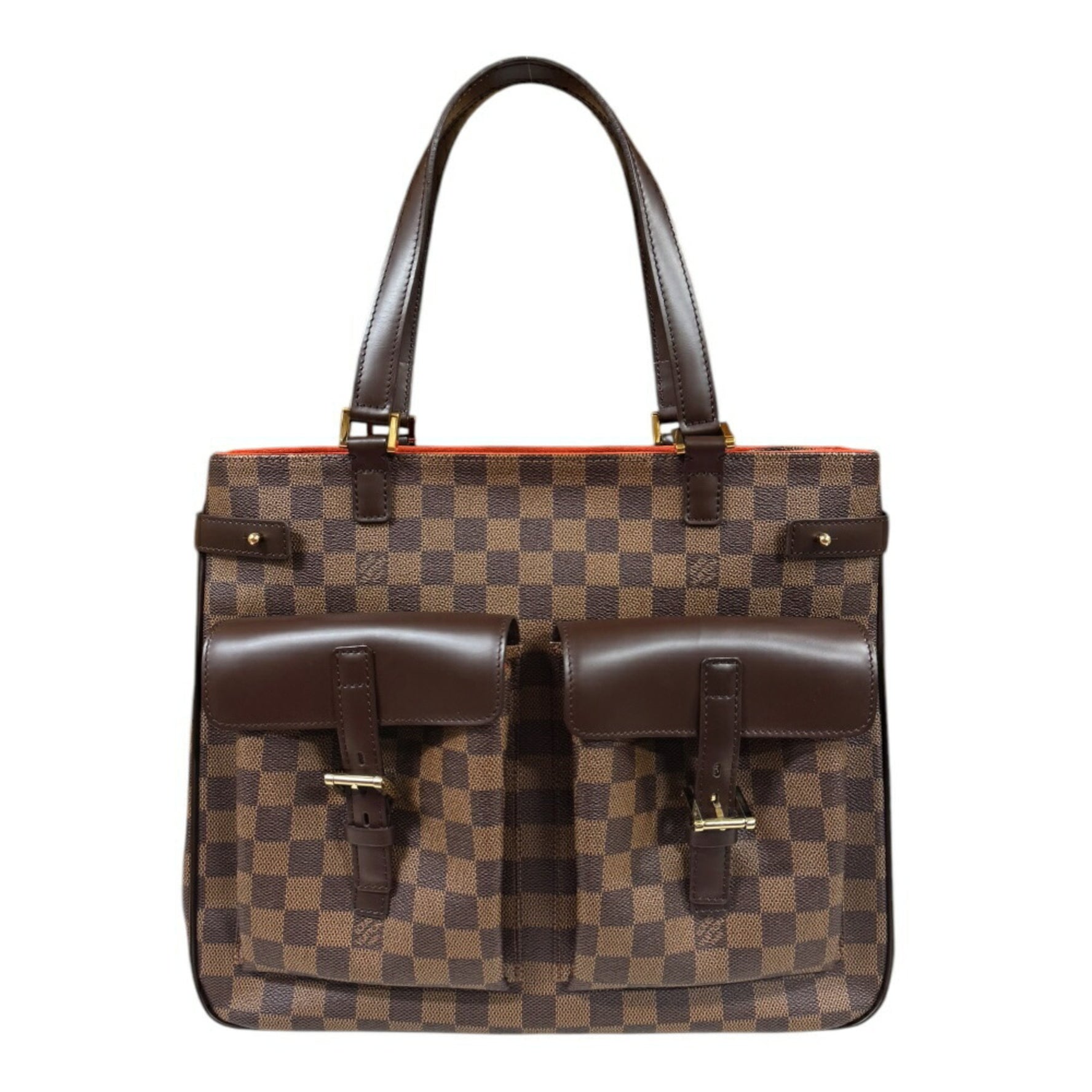 Louis Vuitton Uzes Damier Handbag Canvas Brown