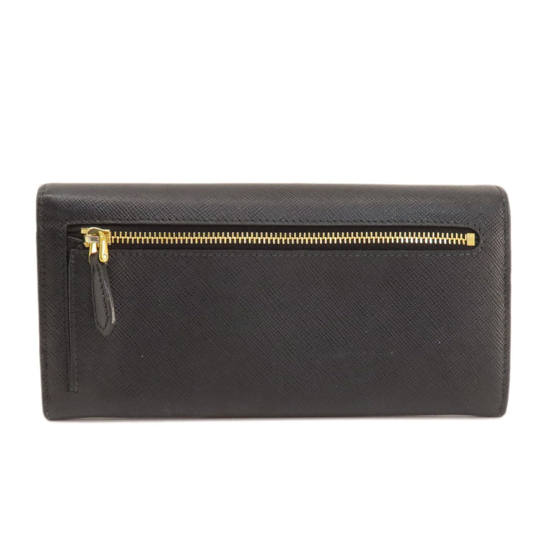 Prada Saffiano Long Wallet Leather