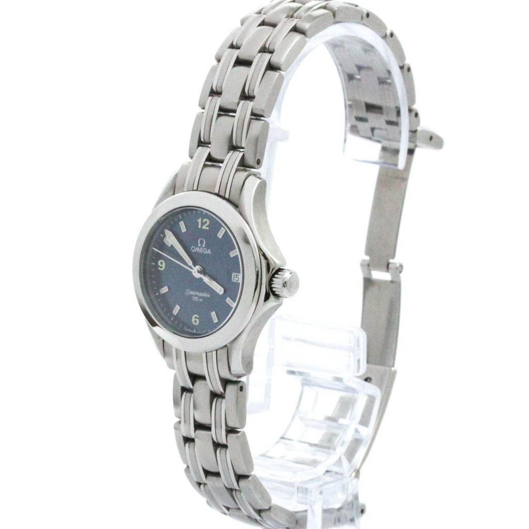 Polished OMEGA Seamaster Steel Quartz Ladies Watch 2581.83
