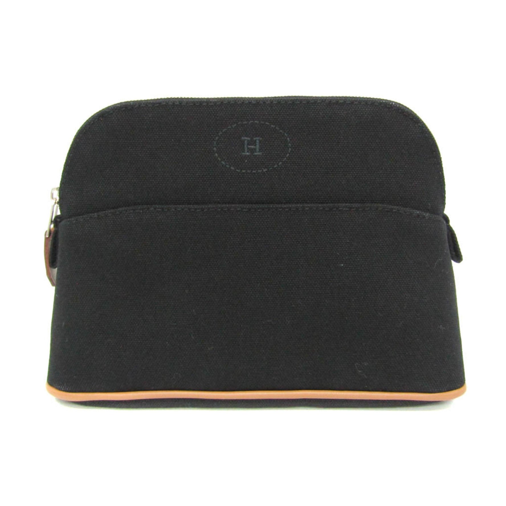 Hermes Bolide Mini 20 Cotton Pouch Black,Brown