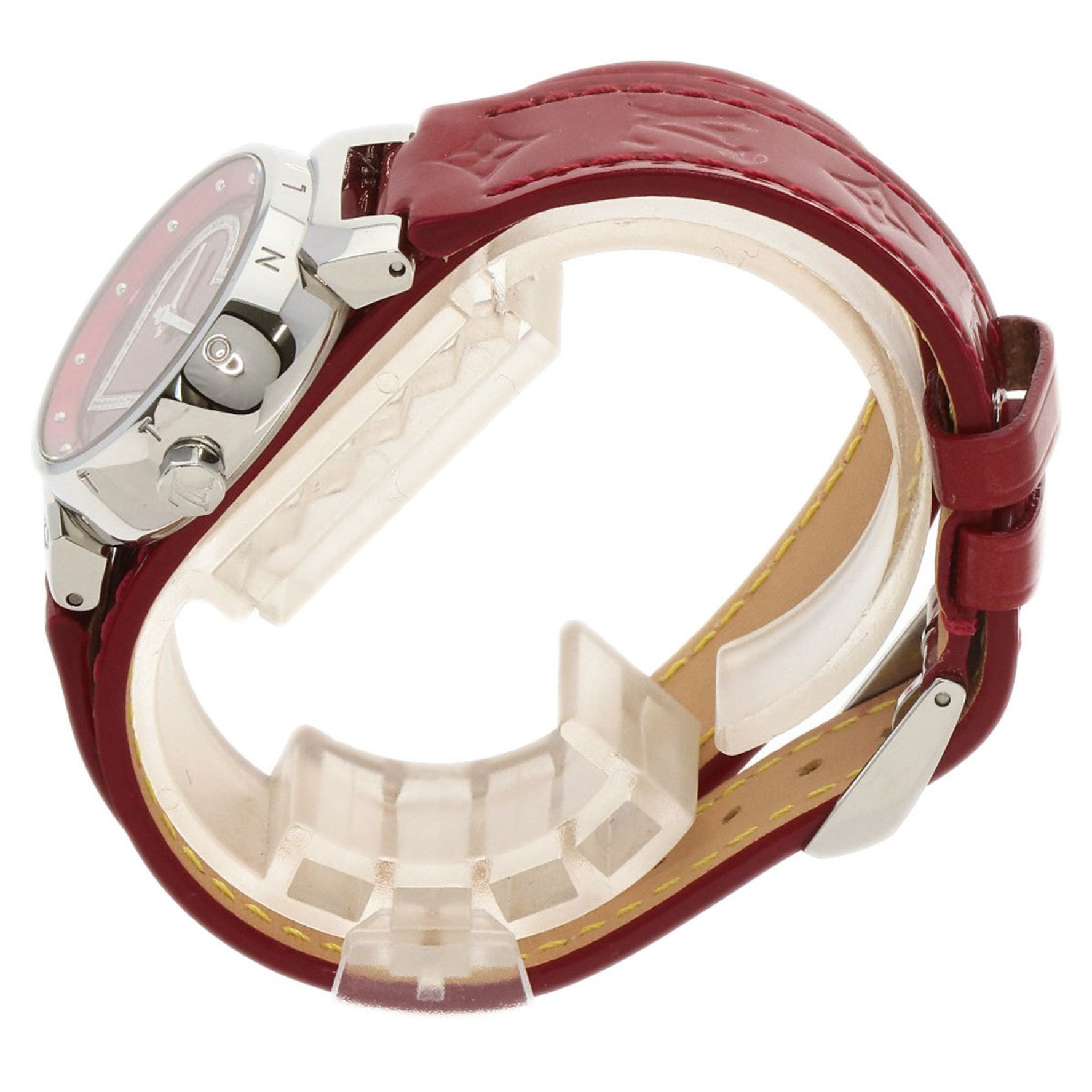 Louis Vuitton Tambour Heart Watch Stainless Steel Leather