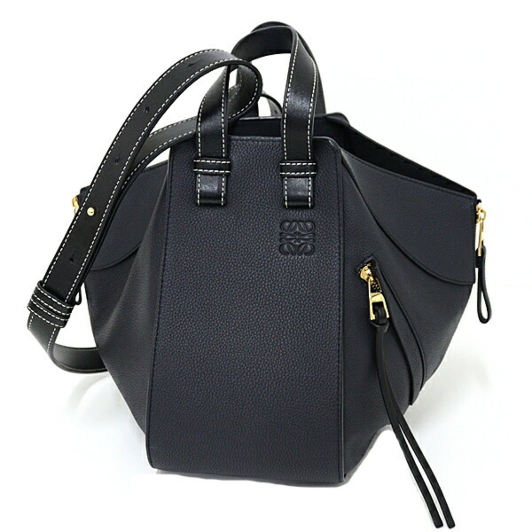 LOEWE Hammock Bag Small Calfskin Handbag Shoulder Anagram