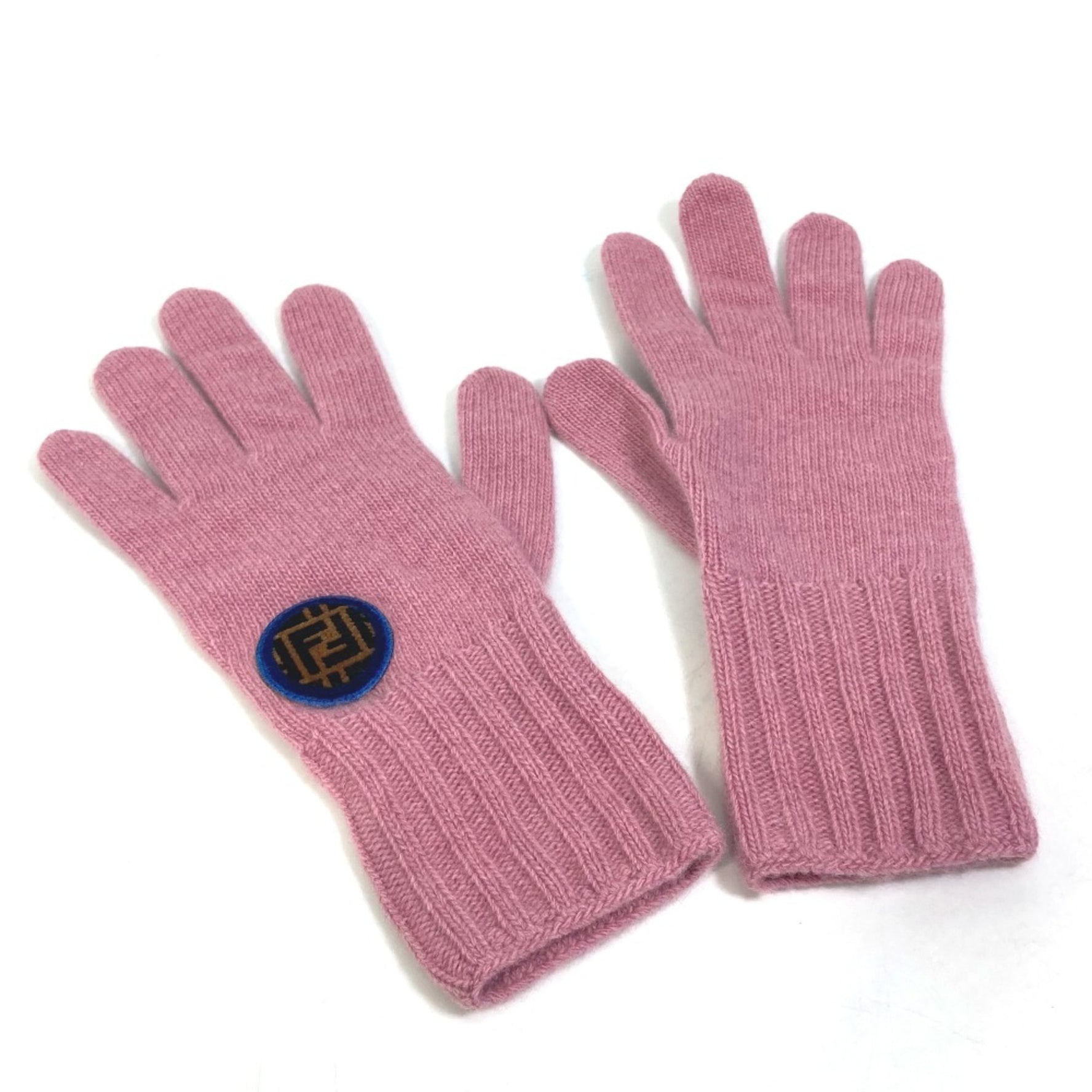 Fendi glove logo gloves