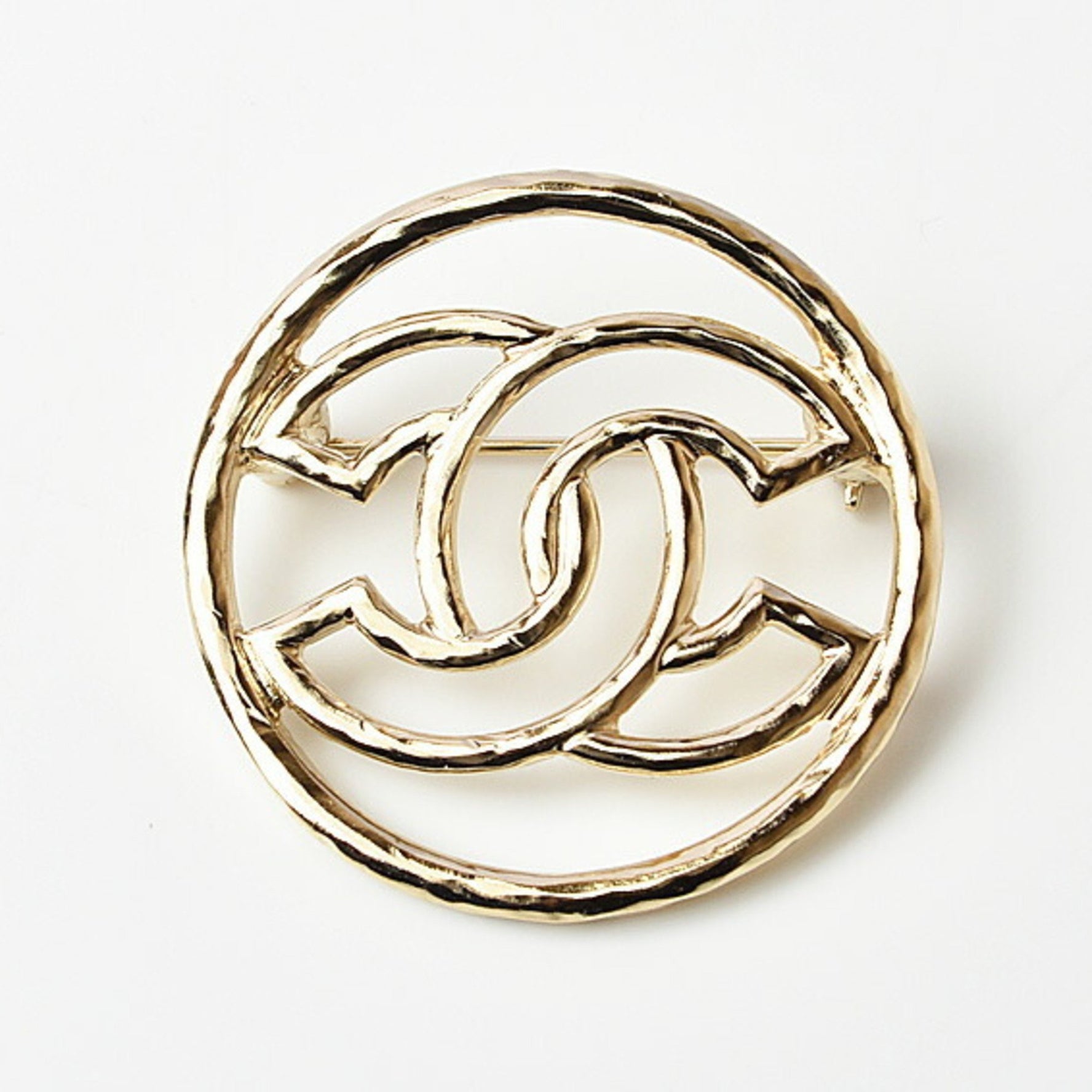 CHANEL Brooch Pin Circle Coco Mark CC