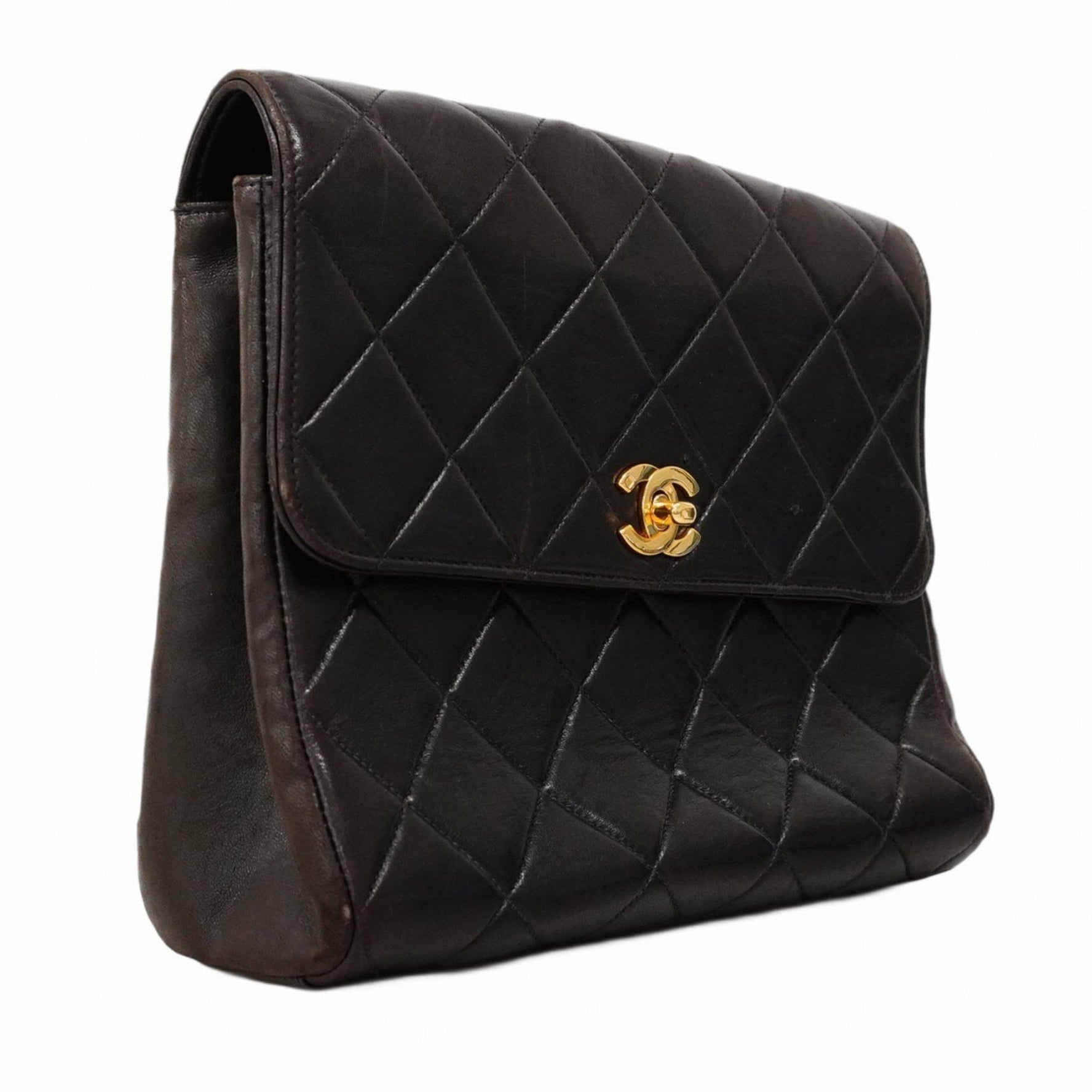 Chanel Matelasse Shoulder Bag with Chain Bag, Lambskin