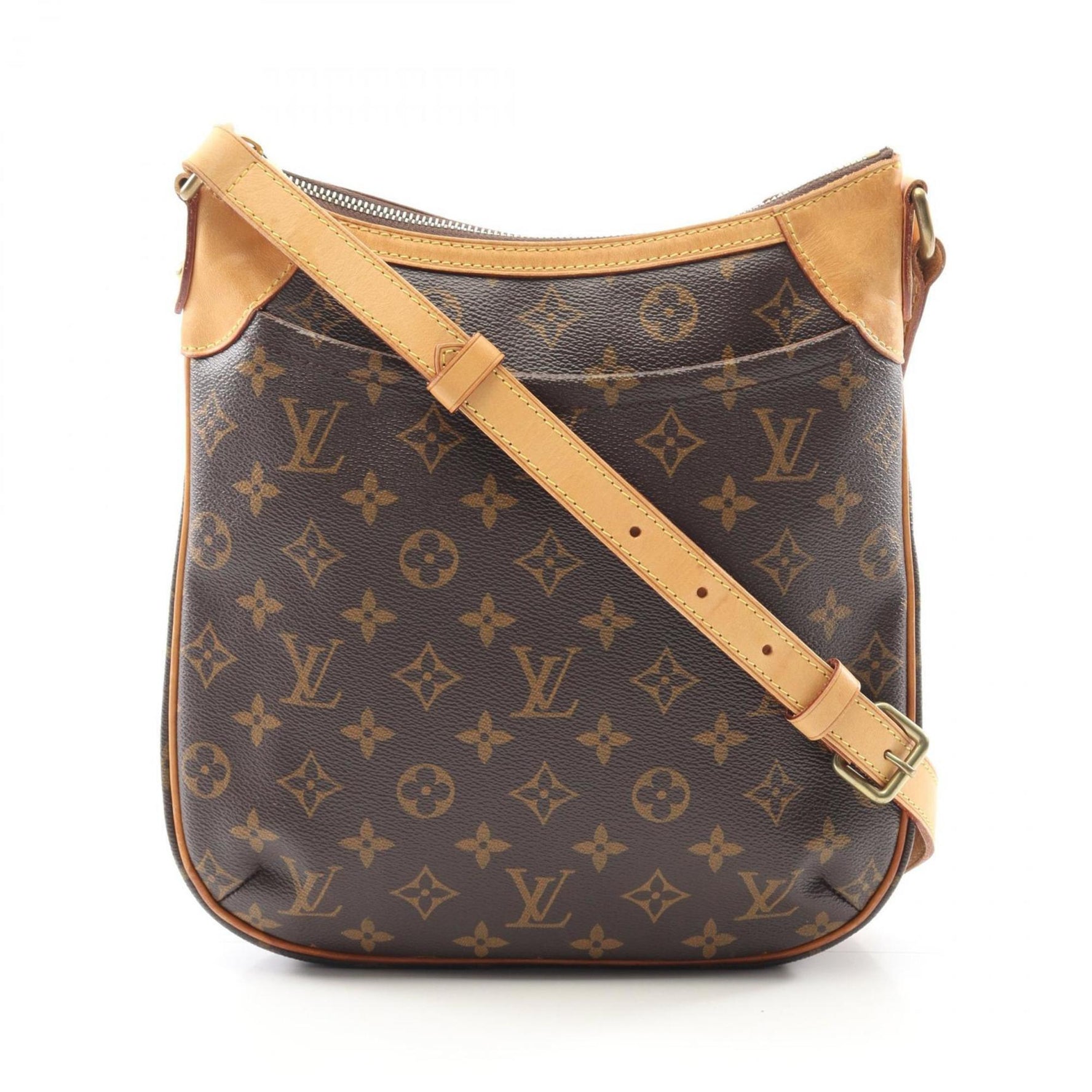 Louis Vuitton Odeon PM Shoulder Bag in Coated Canvas and Leather with Monogram Design