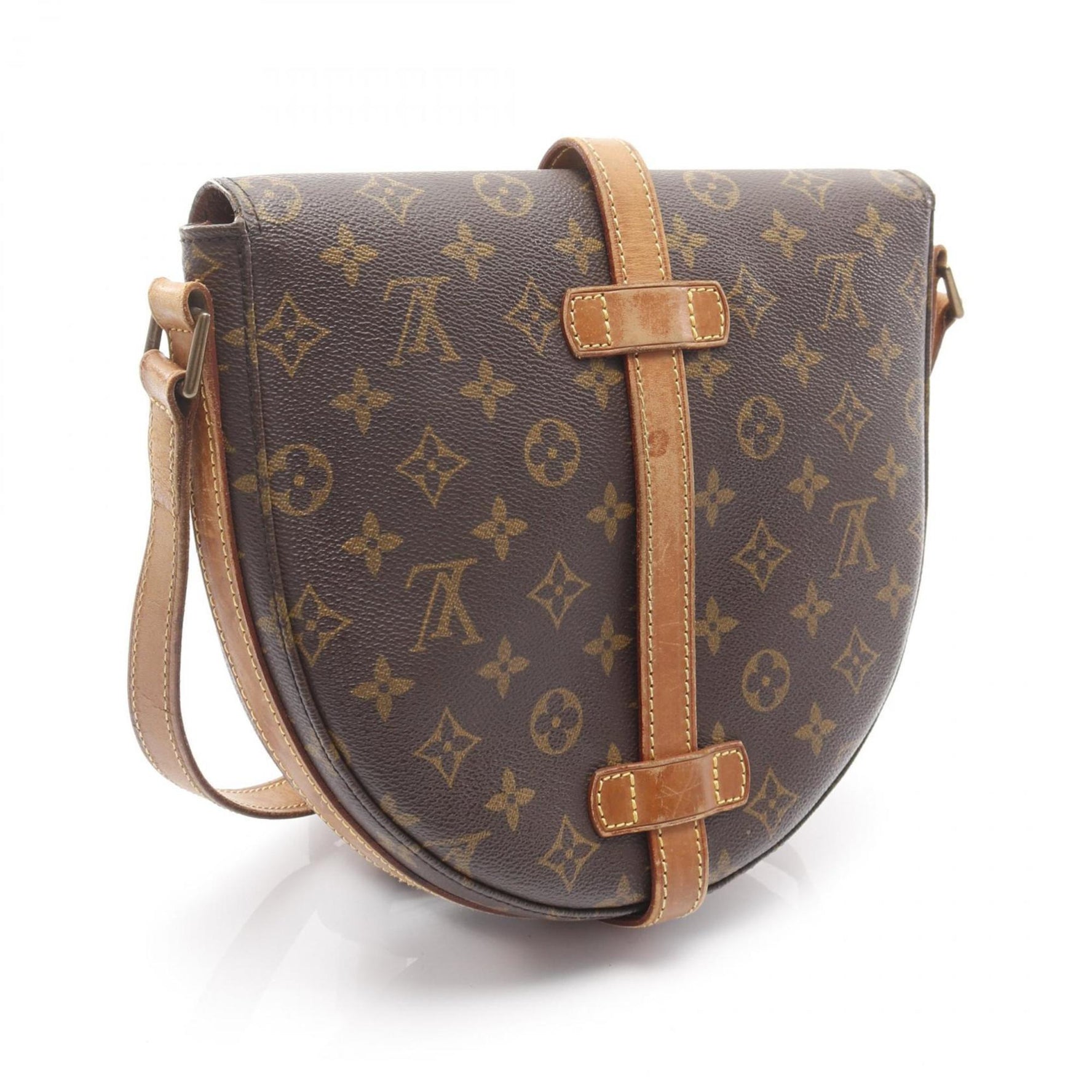 Louis Vuitton Chantilly GM Shoulder Bag in Coated Canvas and Leather with Monogram Design