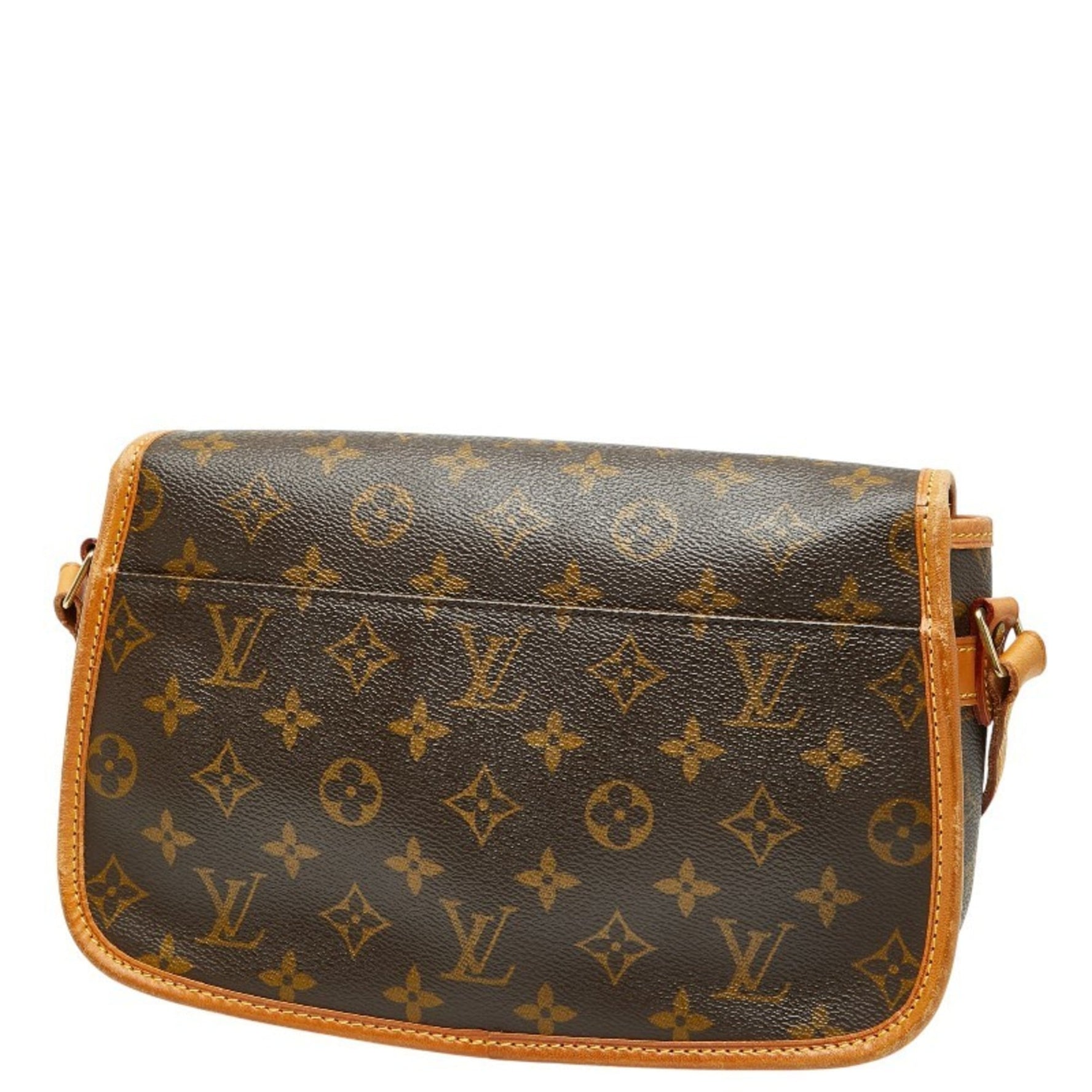 Louis Vuitton Monogram Sologne Crossbody Shoulder Bag Brown Leather LOUIS VUITTON