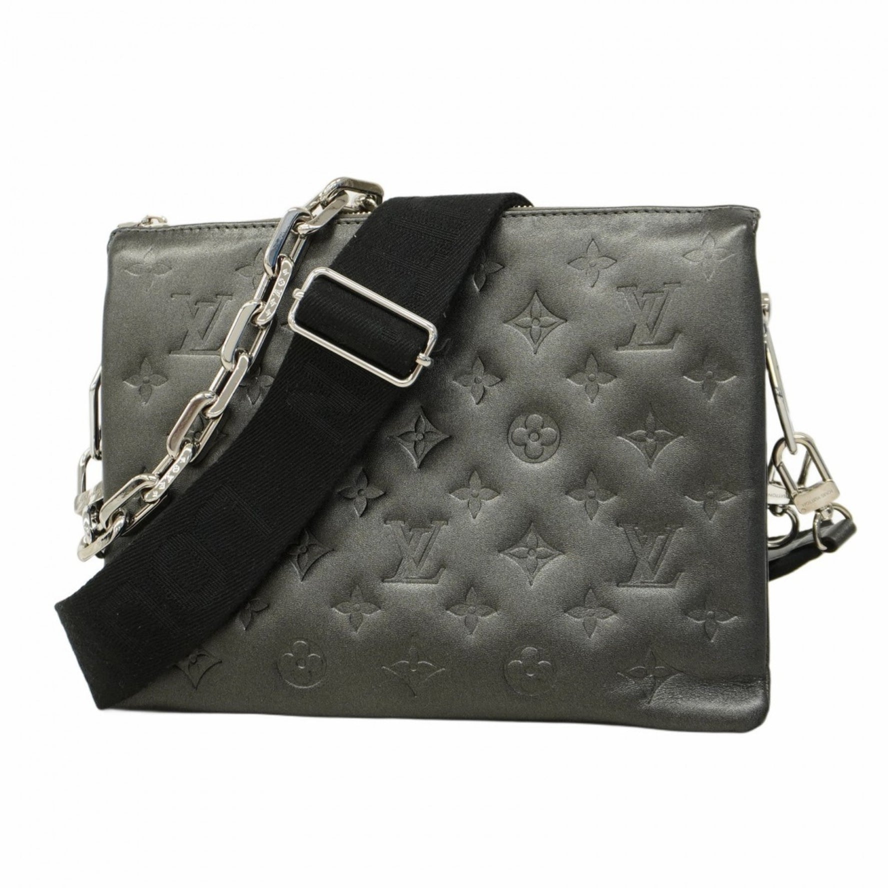 Louis Vuitton Monogram Embossed Coussin PM Shoulder Bag