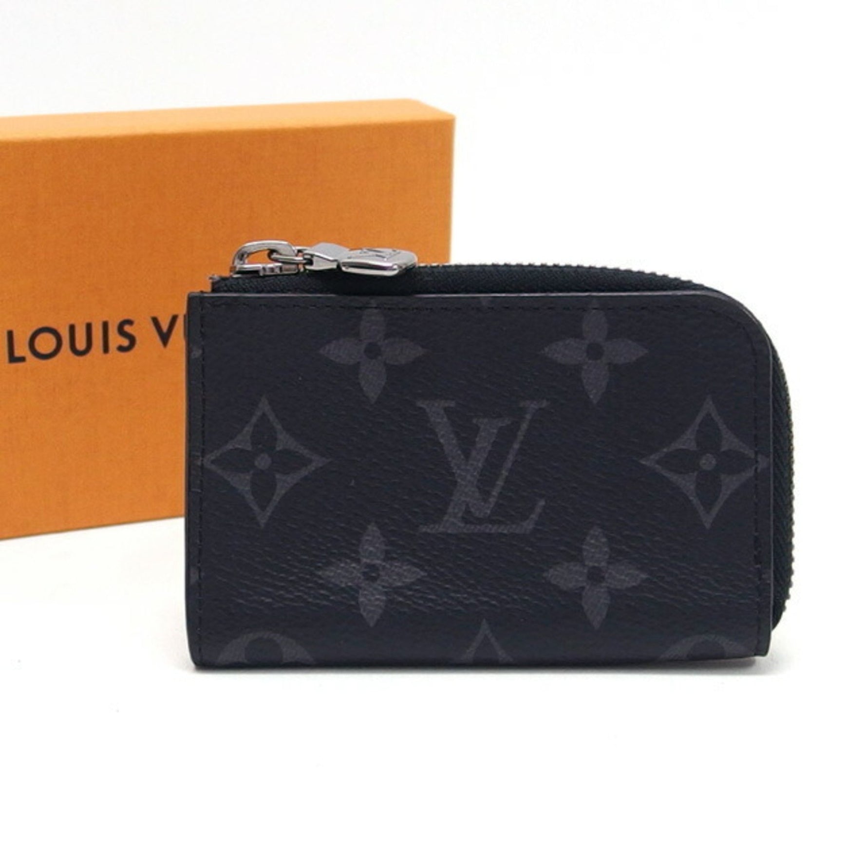 Louis Vuitton Monogram Eclipse Portomone Joule Coin Case