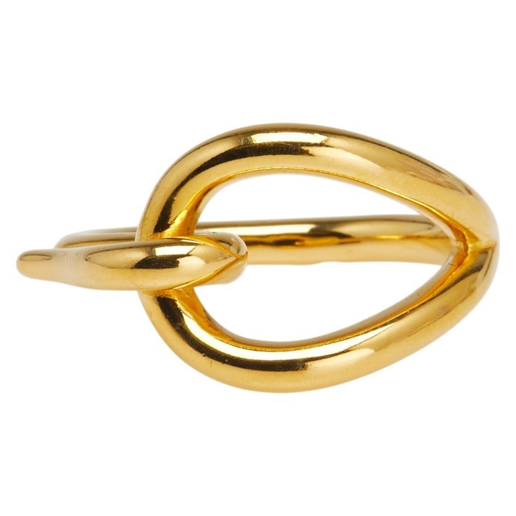 Hermes Jumbo Scarf Ring, Plated