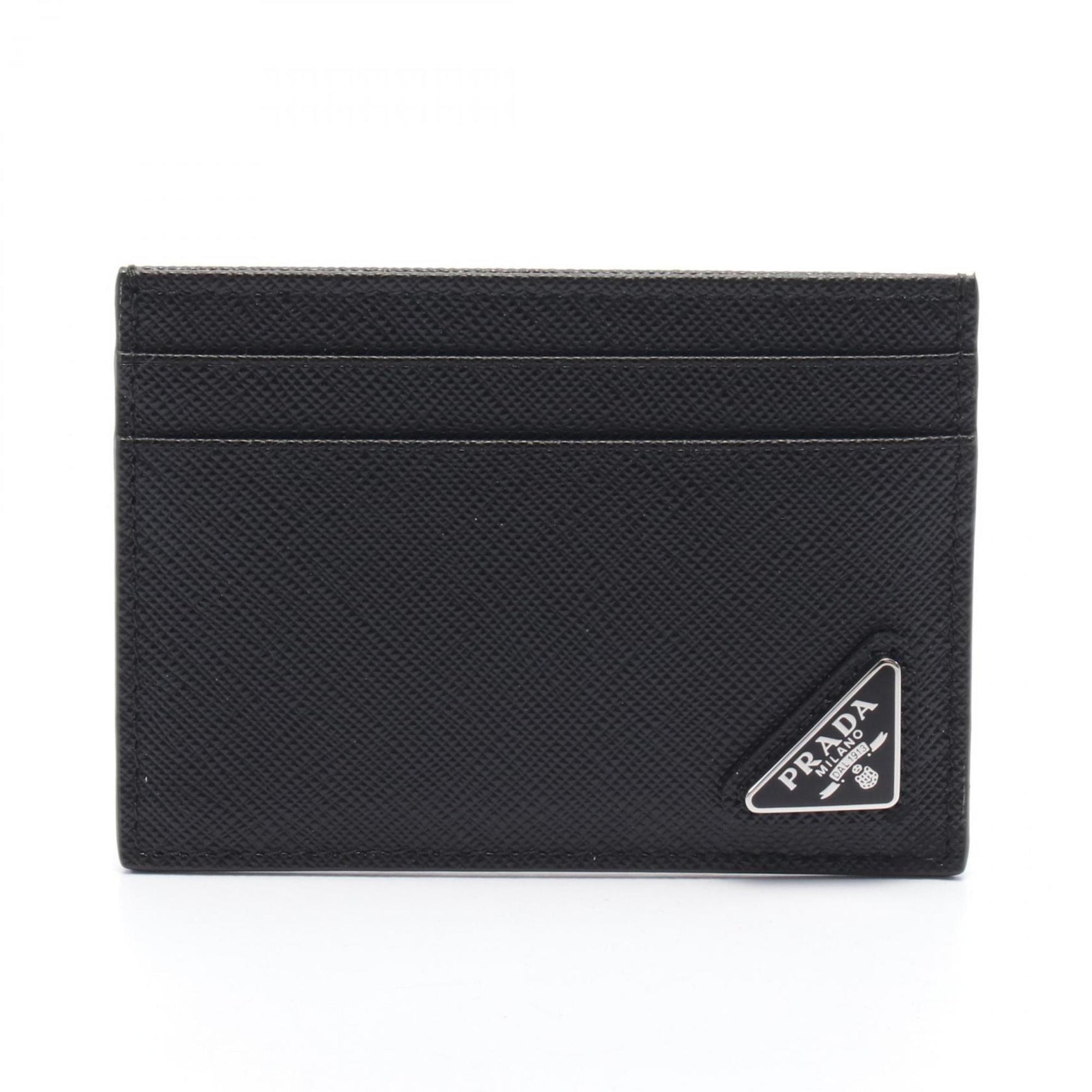 PRADA Business Card Holder/Card Case Leather