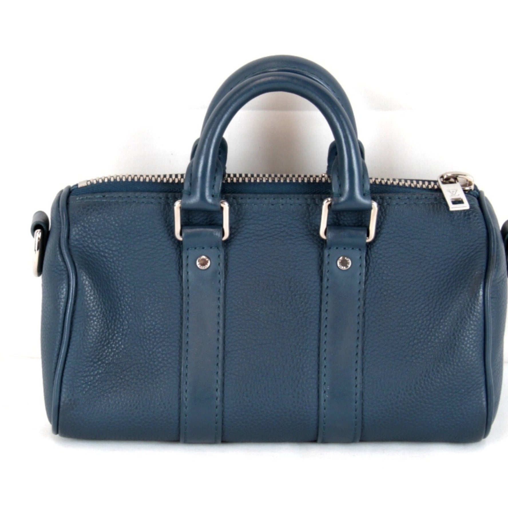 LOUIS VUITTON Aerogram Keepall XS Shoulder Bag with IC Chip, Leather Handbag