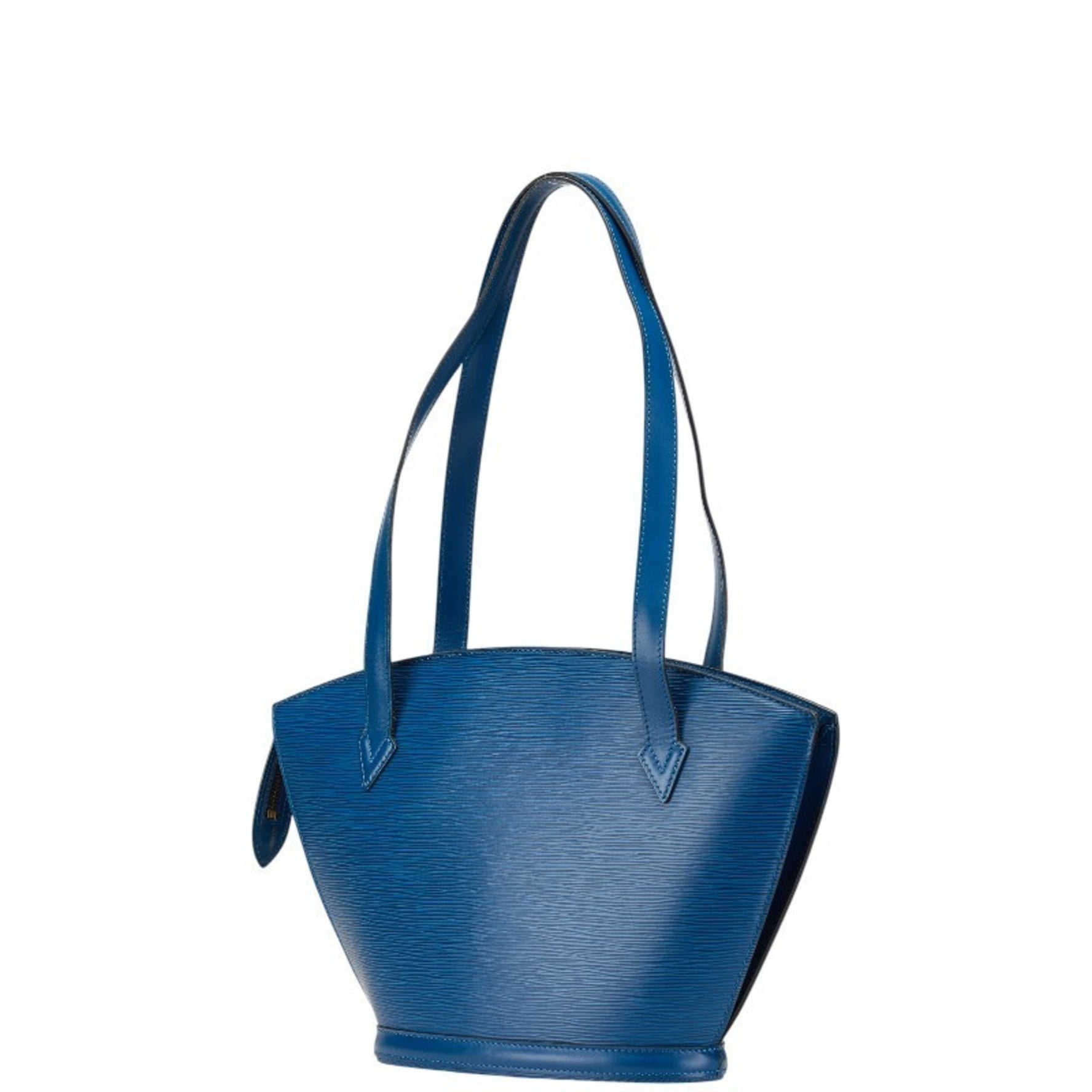 Louis Vuitton Epi Saint Jacques Shoulder Bag Tote Toledo Blue Leather