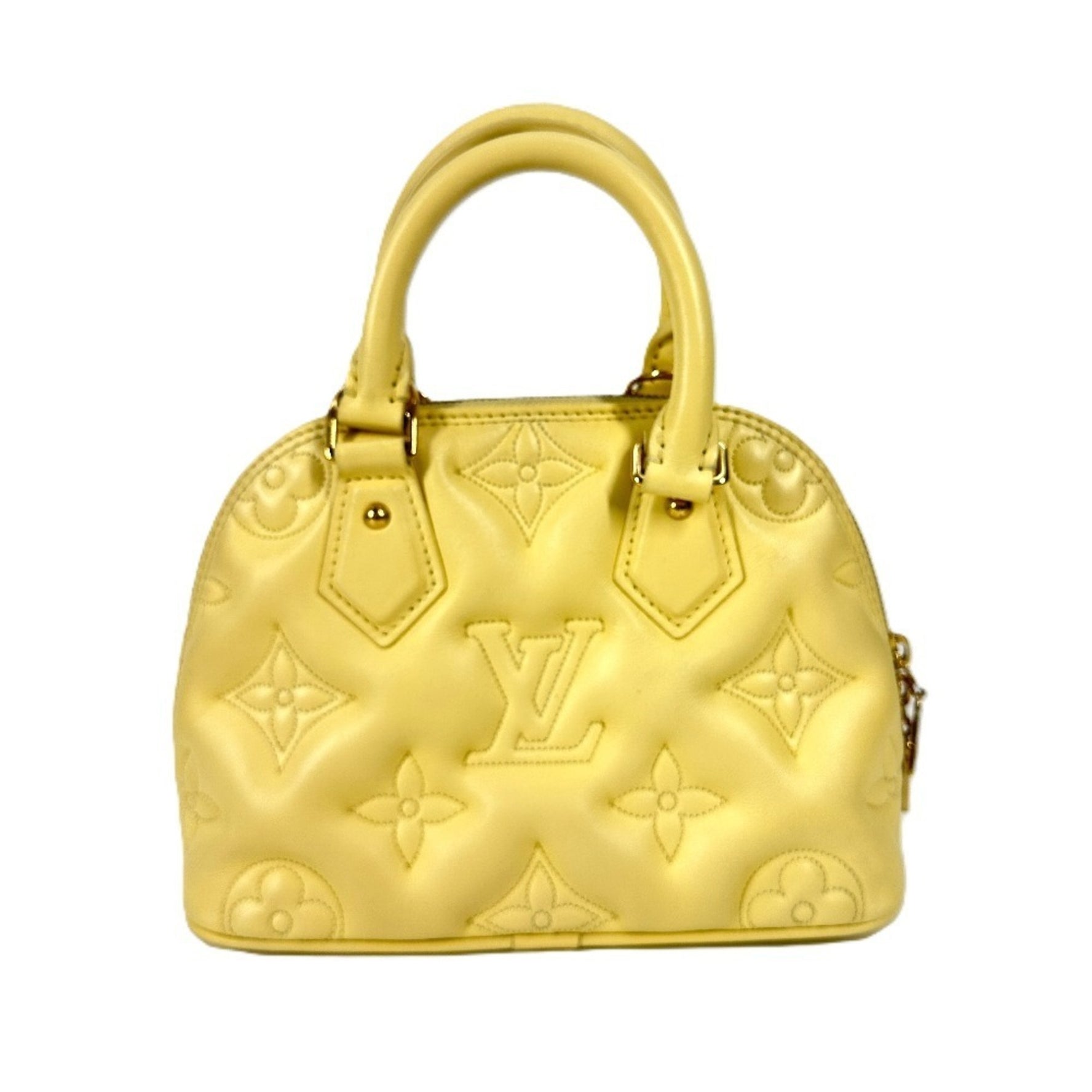 Louis Vuitton Soft Bubble Gram Alma BB Bag Crossbody Handbag Shoulder Leather Banana