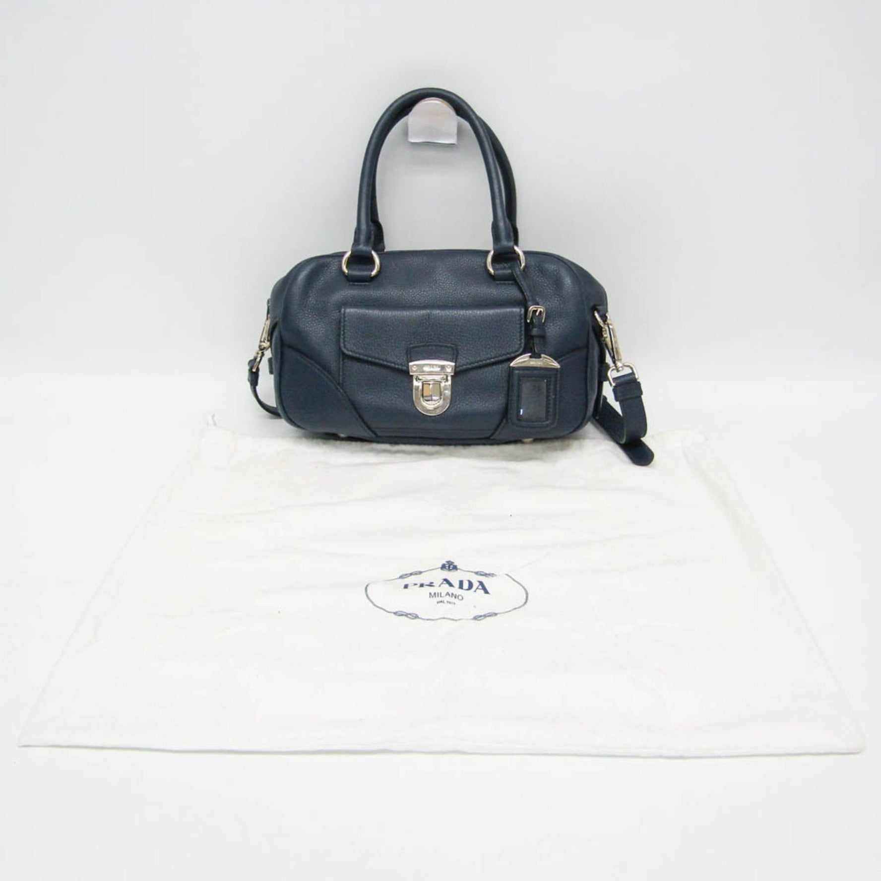 Prada Mini Boston Bag Leather Handbag,Shoulder Bag