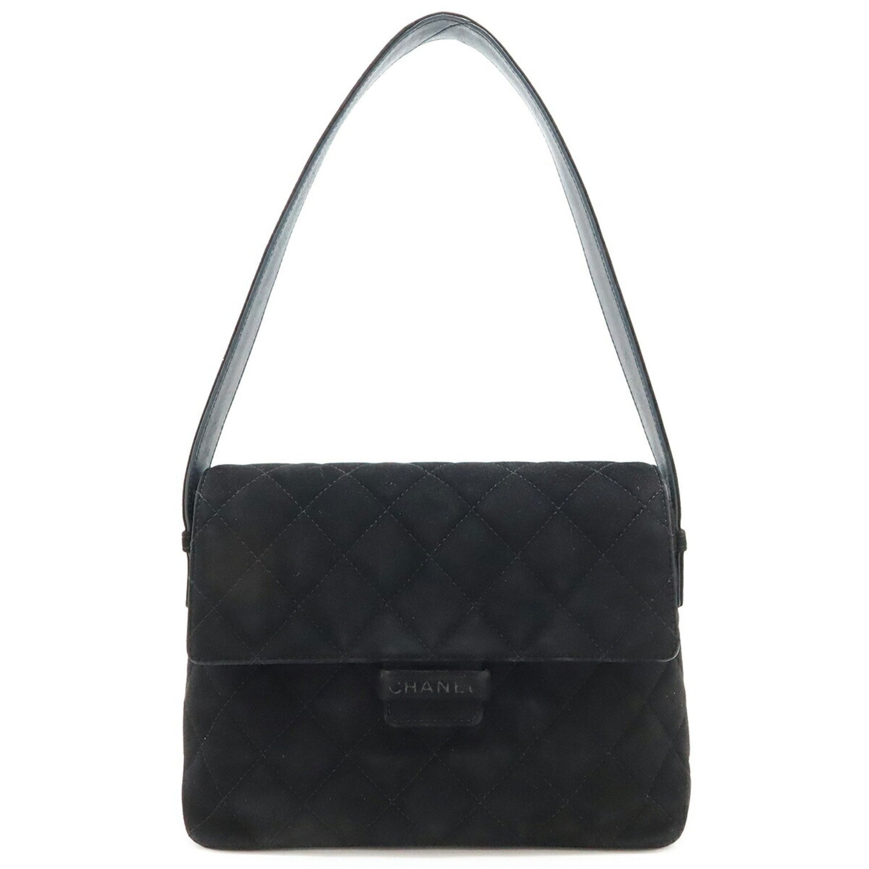 CHANEL Matelasse Shoulder Bag Handbag Suede