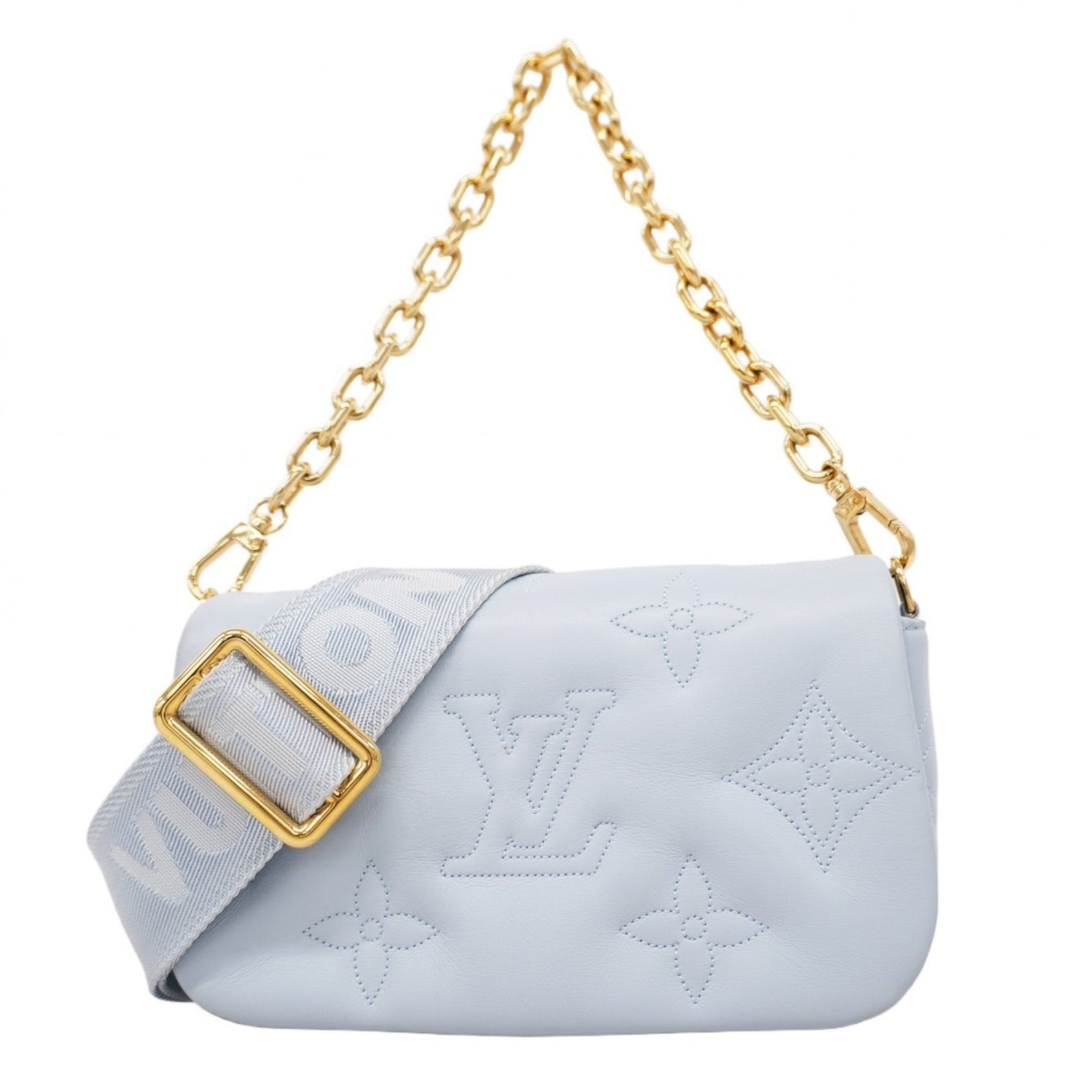 Louis Vuitton Handbag Wallet-on-Strap Bleu Glacier Bag