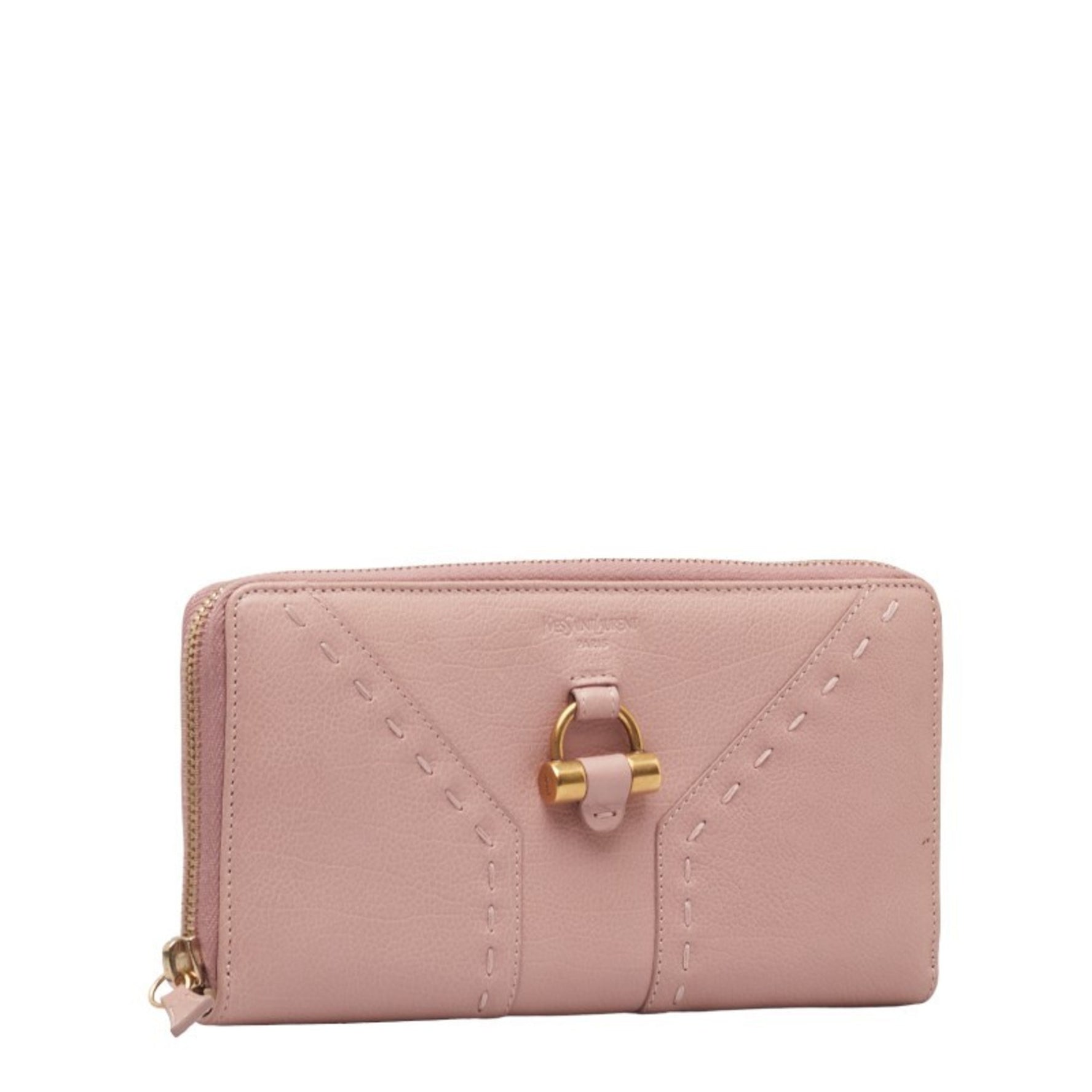 Saint Laurent Muse Round Long Wallet Leather