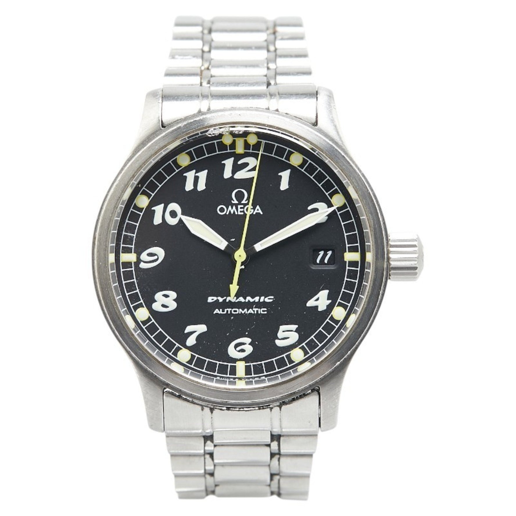 Omega Dynamic Watch Automatic Black Dial Stainless Steel