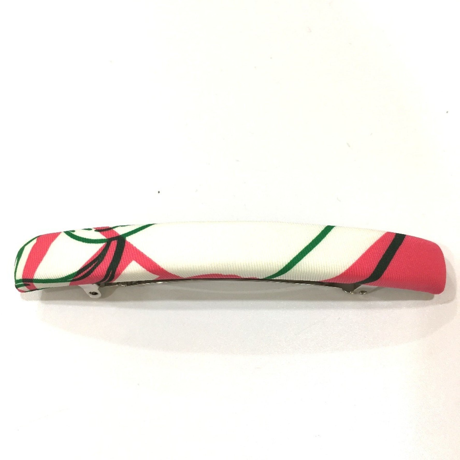 HERMES Hair Clip Barrette Silk